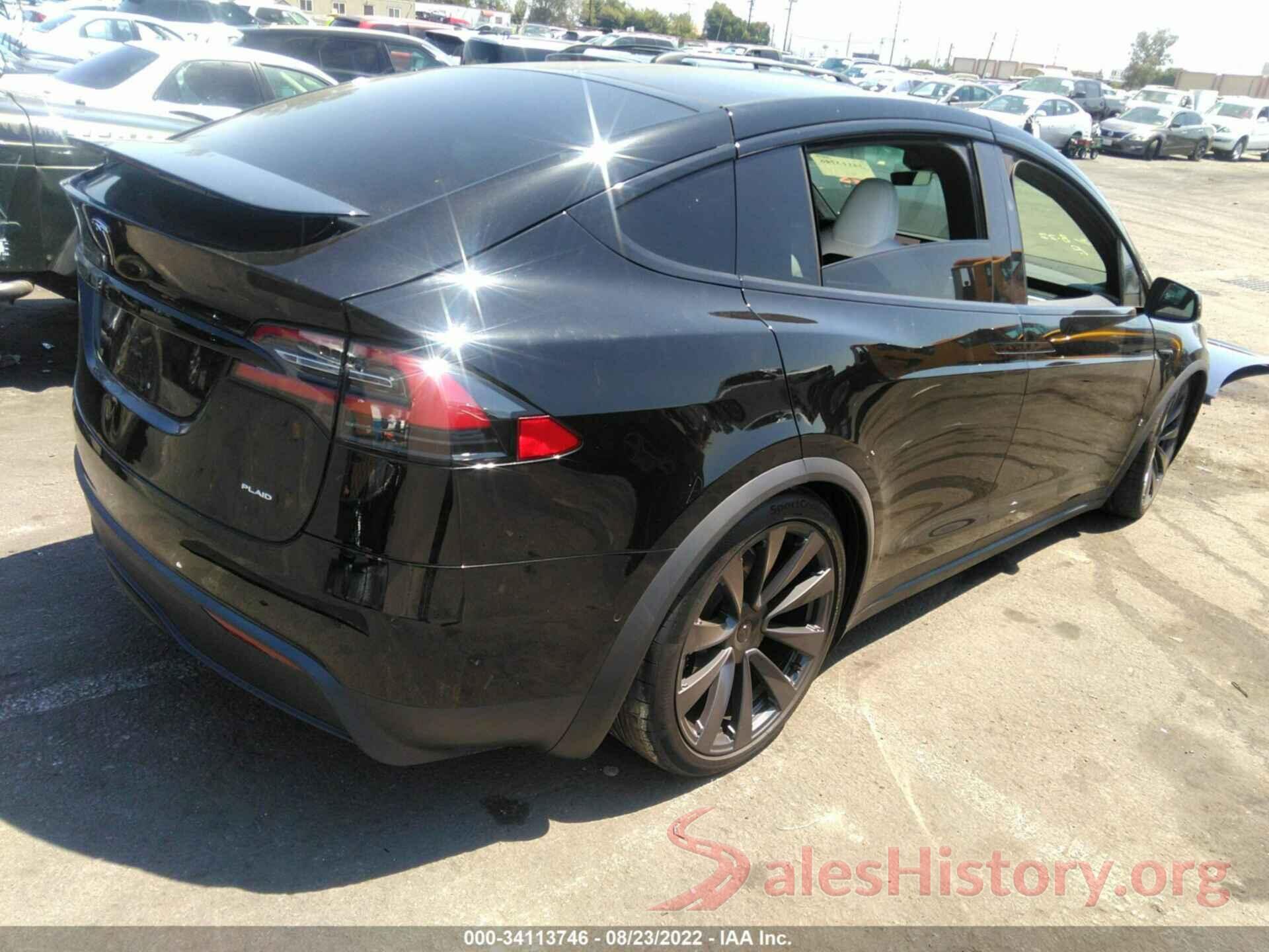 7SAXCBE64NF331576 2022 TESLA MODEL X