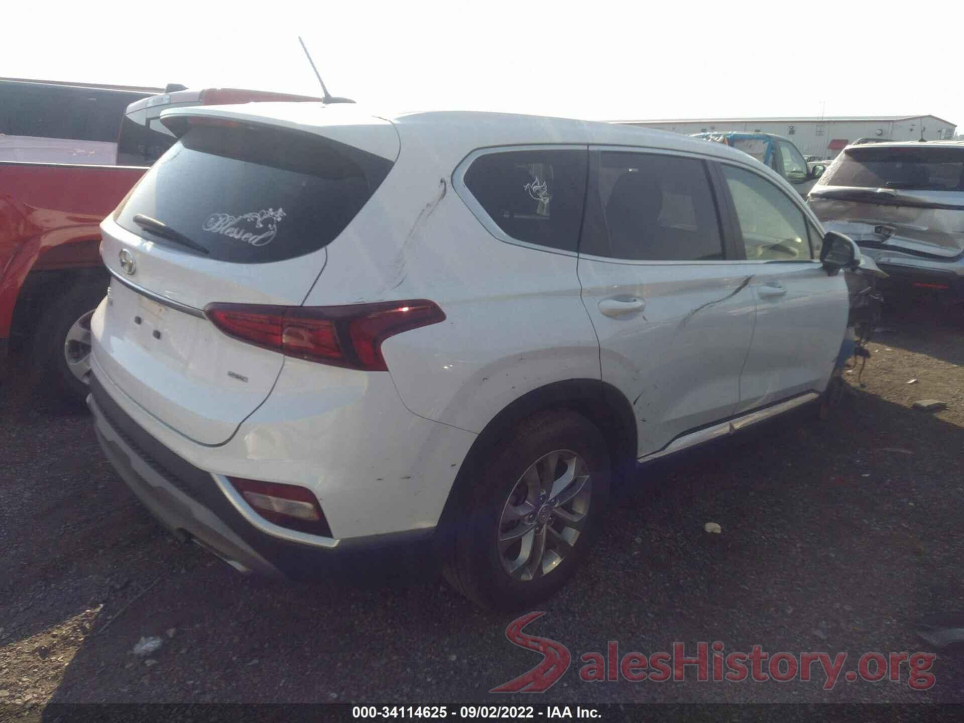 5NMS2CAD1KH077842 2019 HYUNDAI SANTA FE