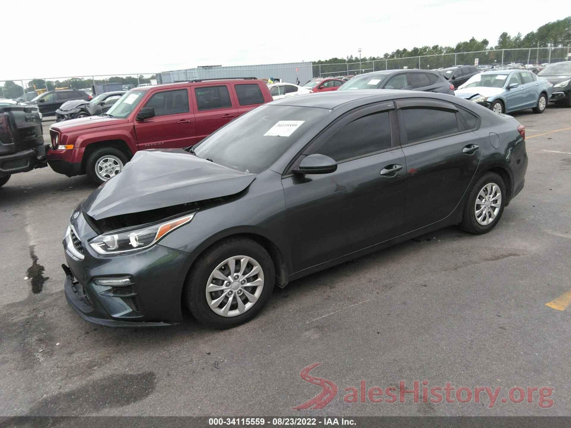 3KPF24AD9KE096654 2019 KIA FORTE