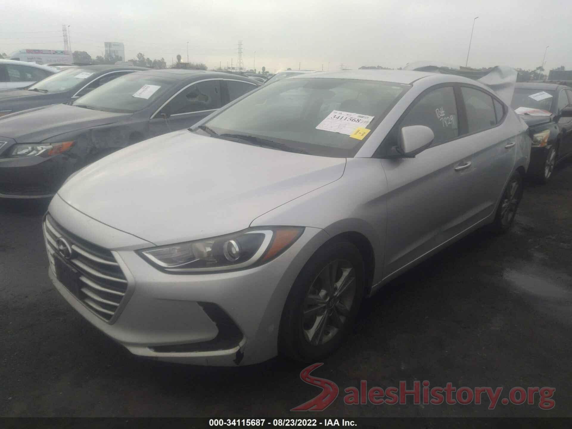 KMHD84LF2JU514620 2018 HYUNDAI ELANTRA