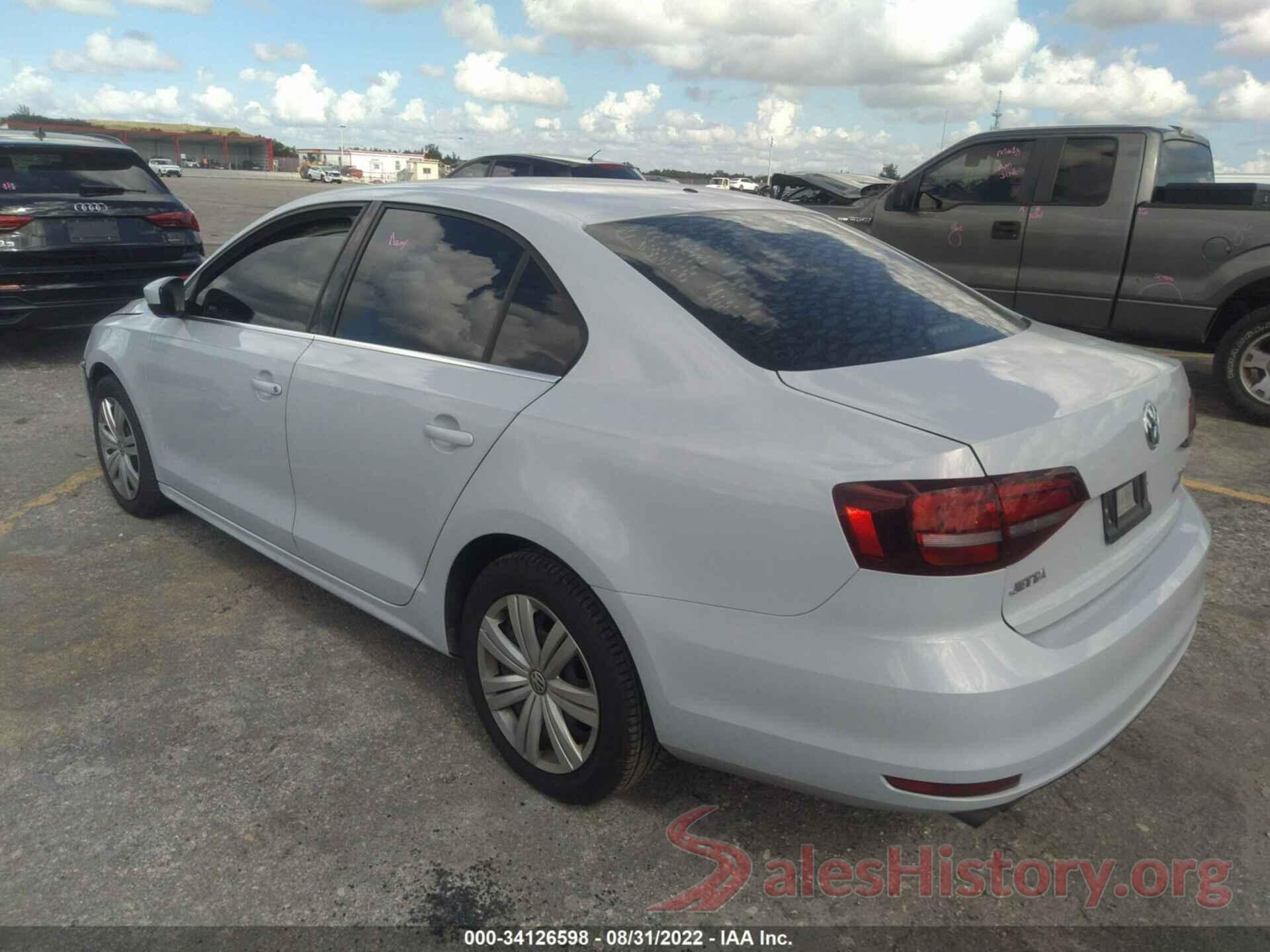 3VW2B7AJ9HM381842 2017 VOLKSWAGEN JETTA