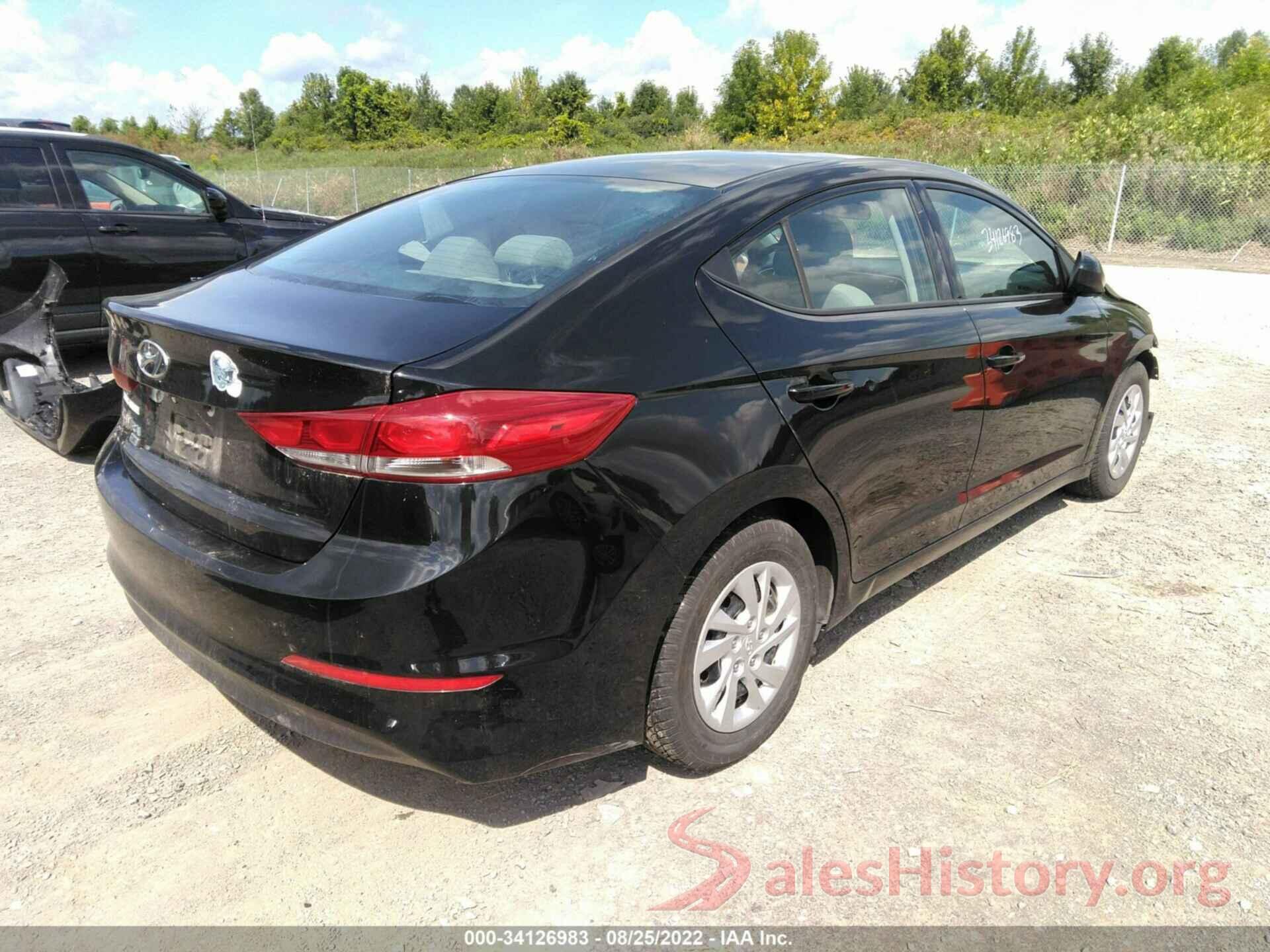 5NPD74LF1JH350133 2018 HYUNDAI ELANTRA