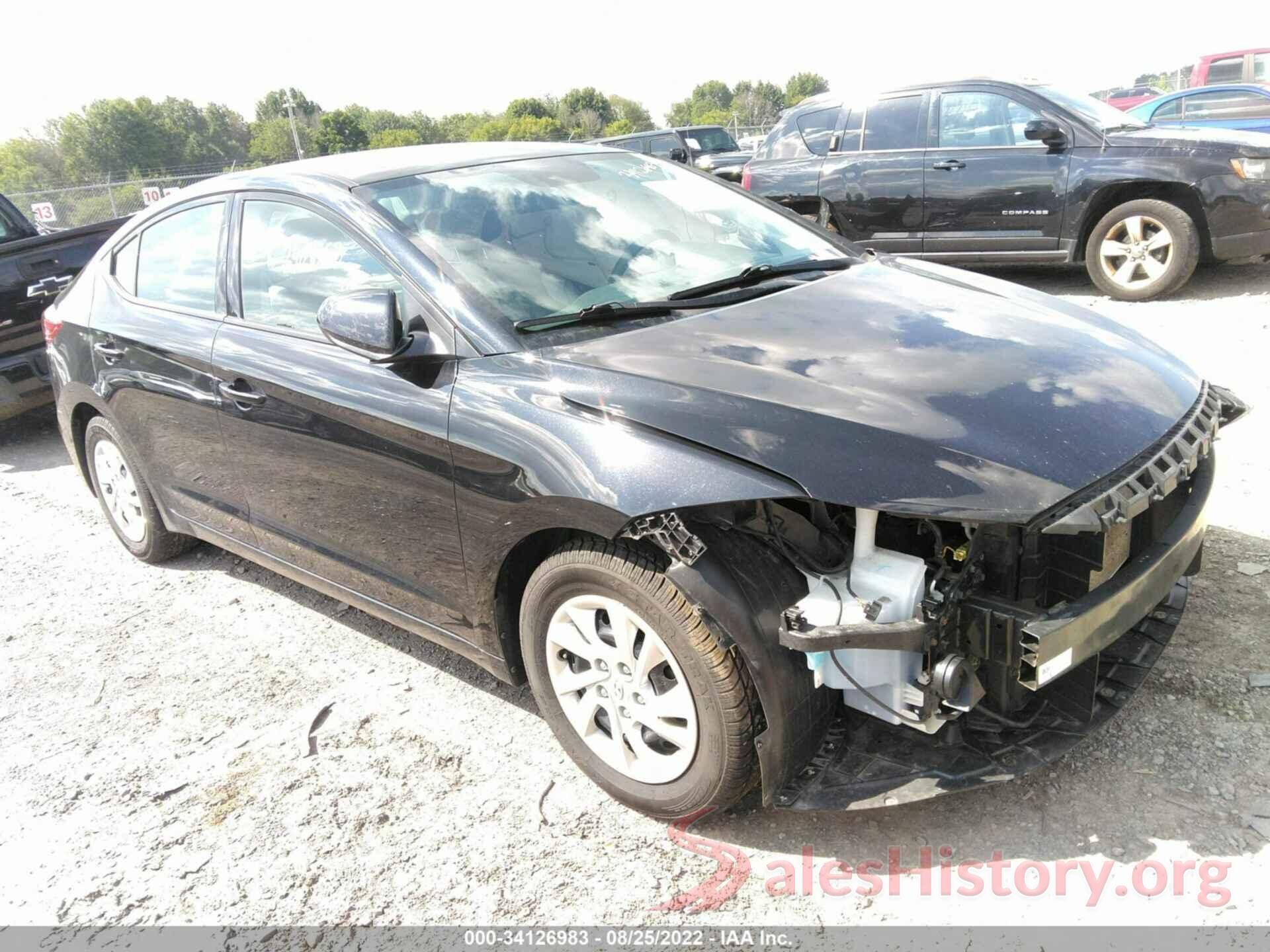 5NPD74LF1JH350133 2018 HYUNDAI ELANTRA