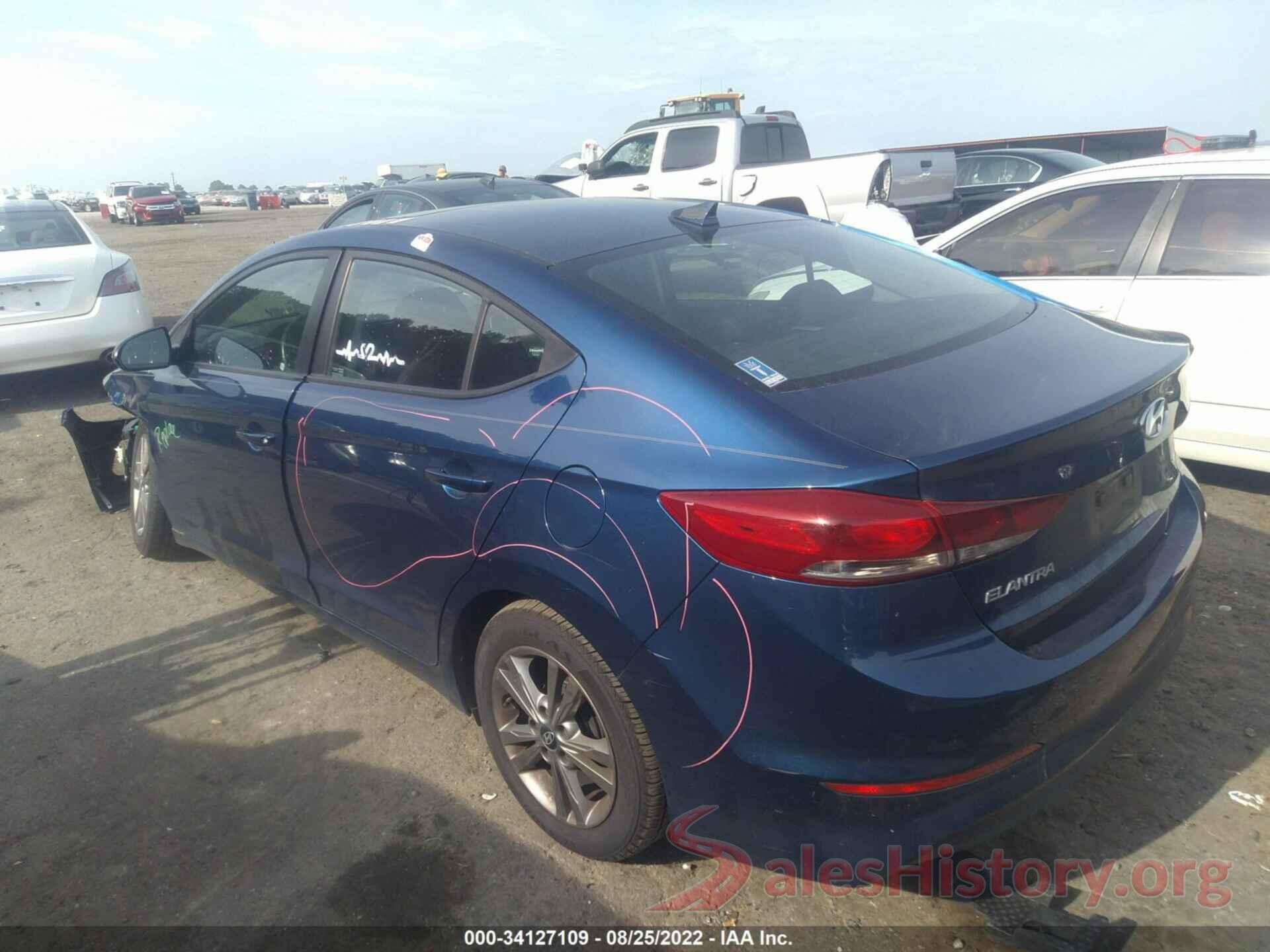 5NPD84LFXHH173864 2017 HYUNDAI ELANTRA