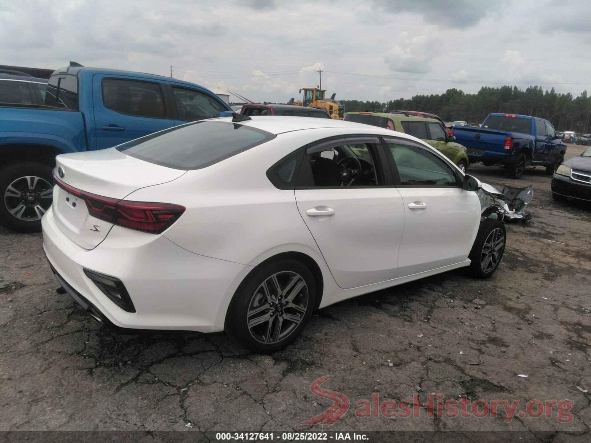 3KPF34AD2KE020870 2019 KIA FORTE