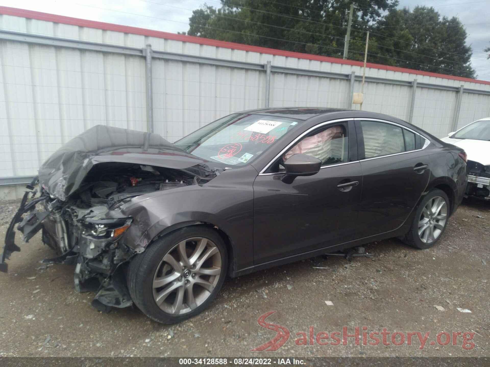 JM1GL1V54H1108840 2017 MAZDA MAZDA6