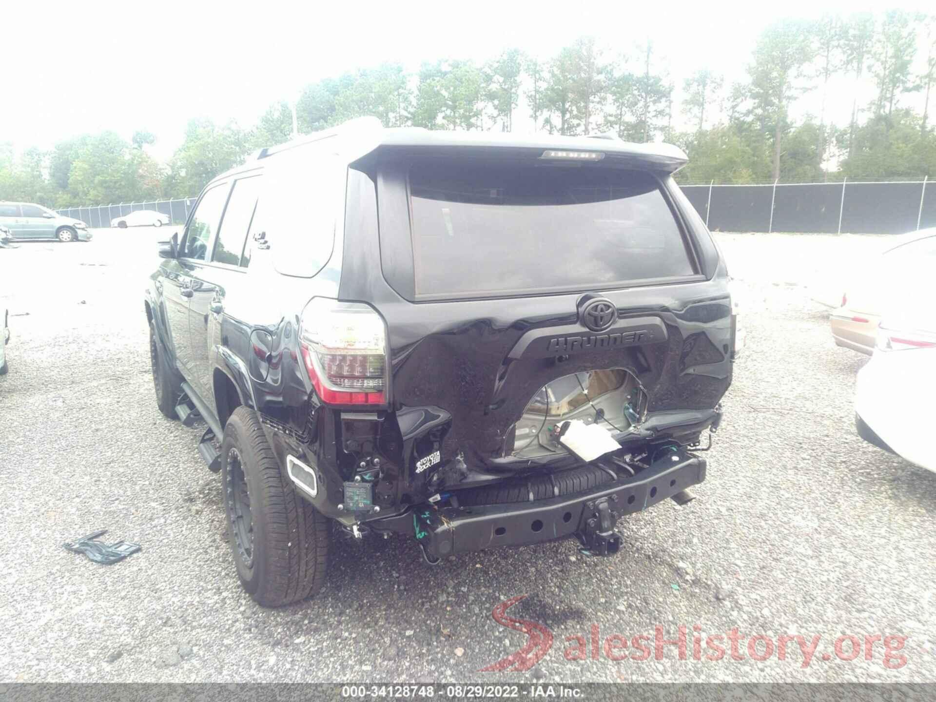 JTERU5JR5N6045005 2022 TOYOTA 4RUNNER