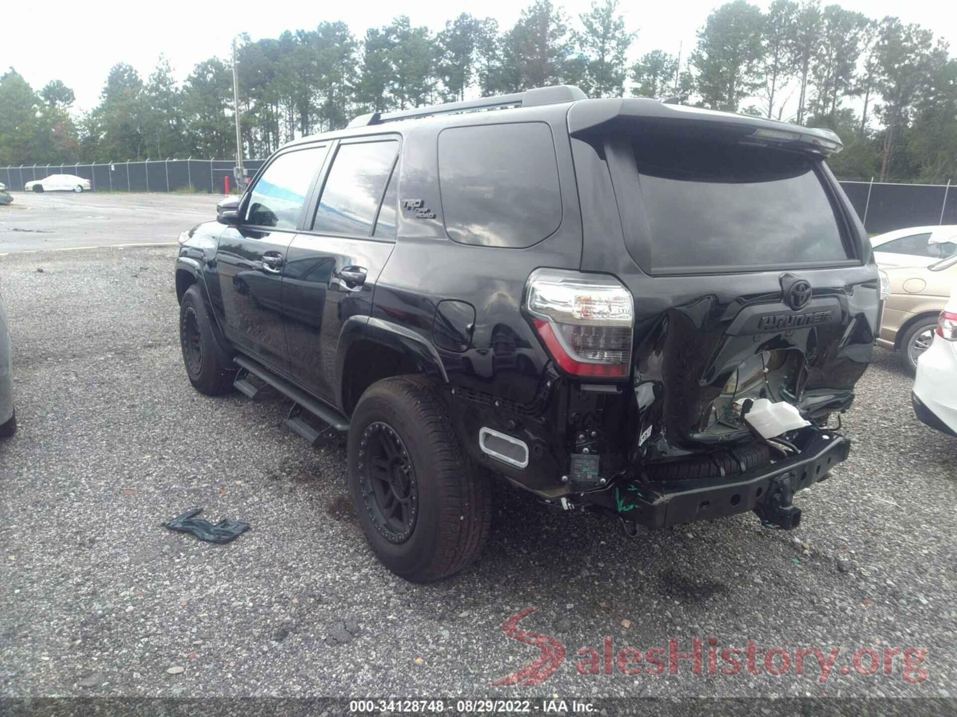 JTERU5JR5N6045005 2022 TOYOTA 4RUNNER