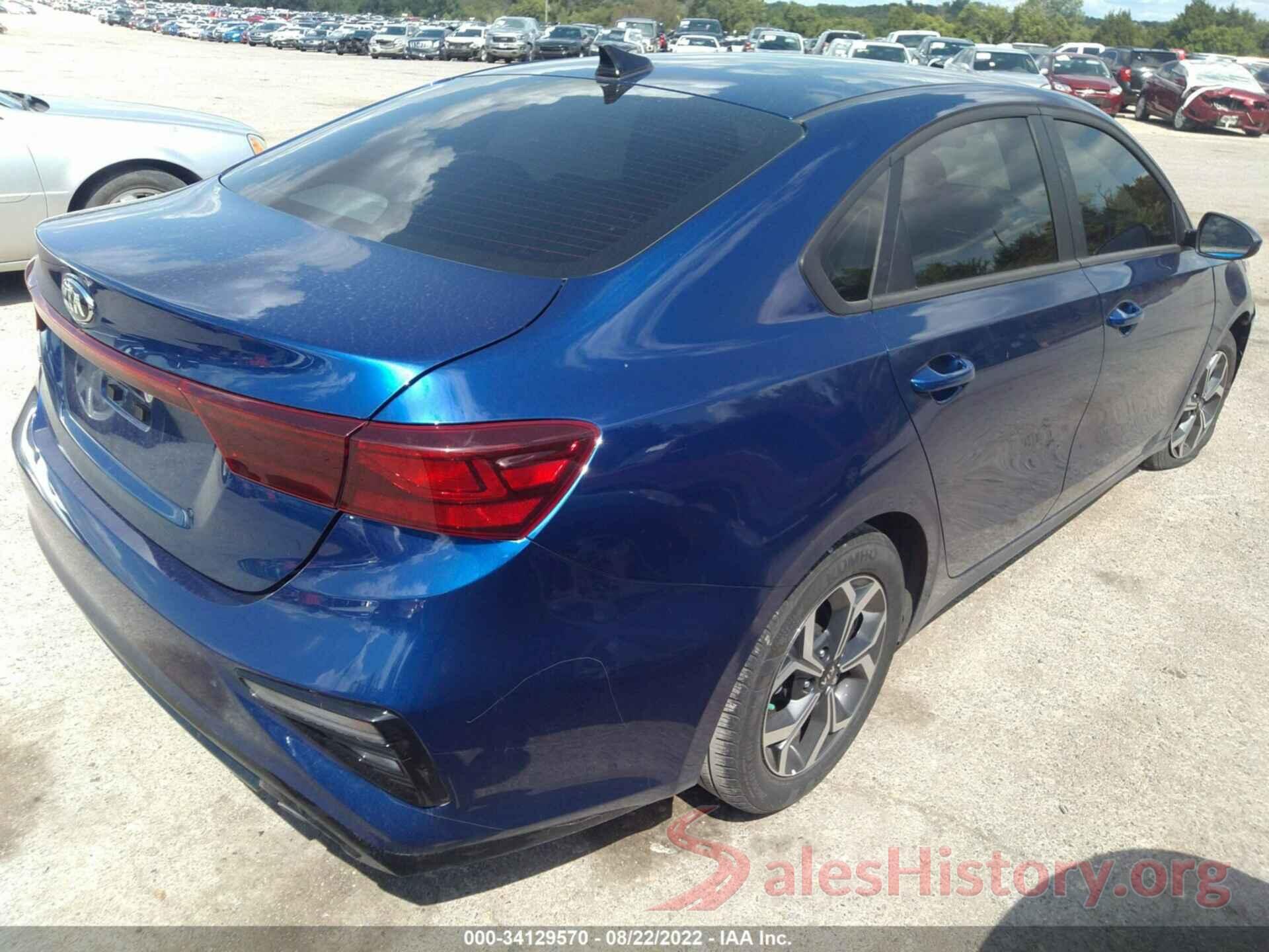 3KPF24AD3LE213419 2020 KIA FORTE