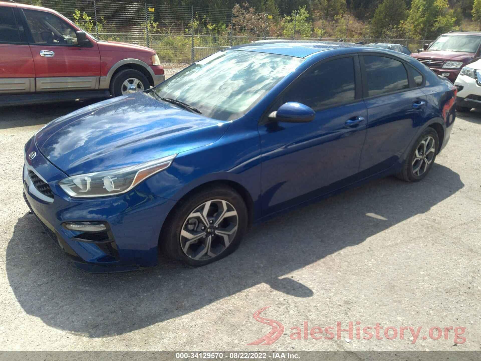 3KPF24AD3LE213419 2020 KIA FORTE