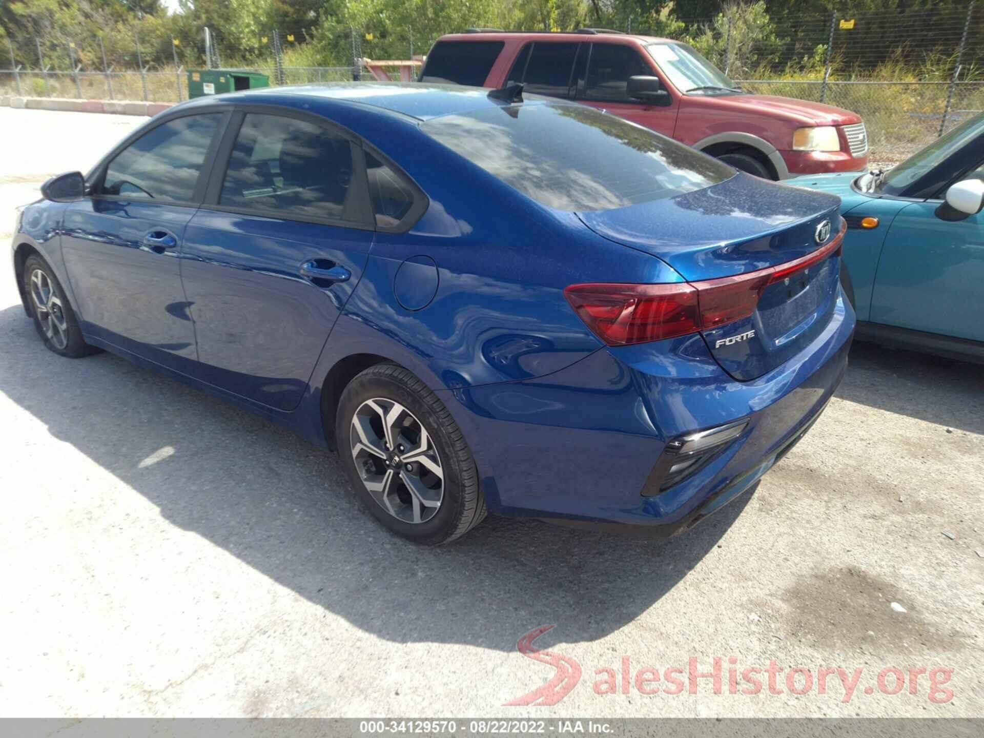 3KPF24AD3LE213419 2020 KIA FORTE