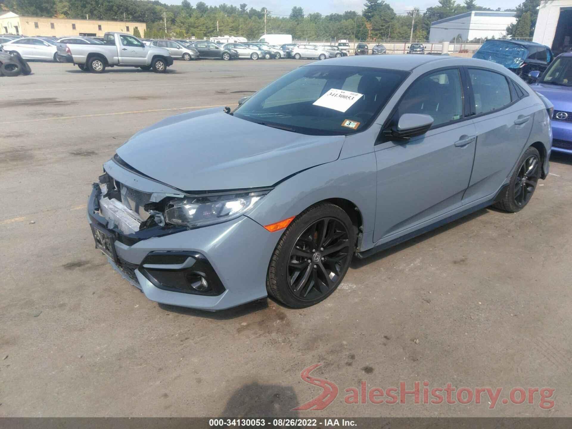 SHHFK7H48MU419305 2021 HONDA CIVIC HATCHBACK