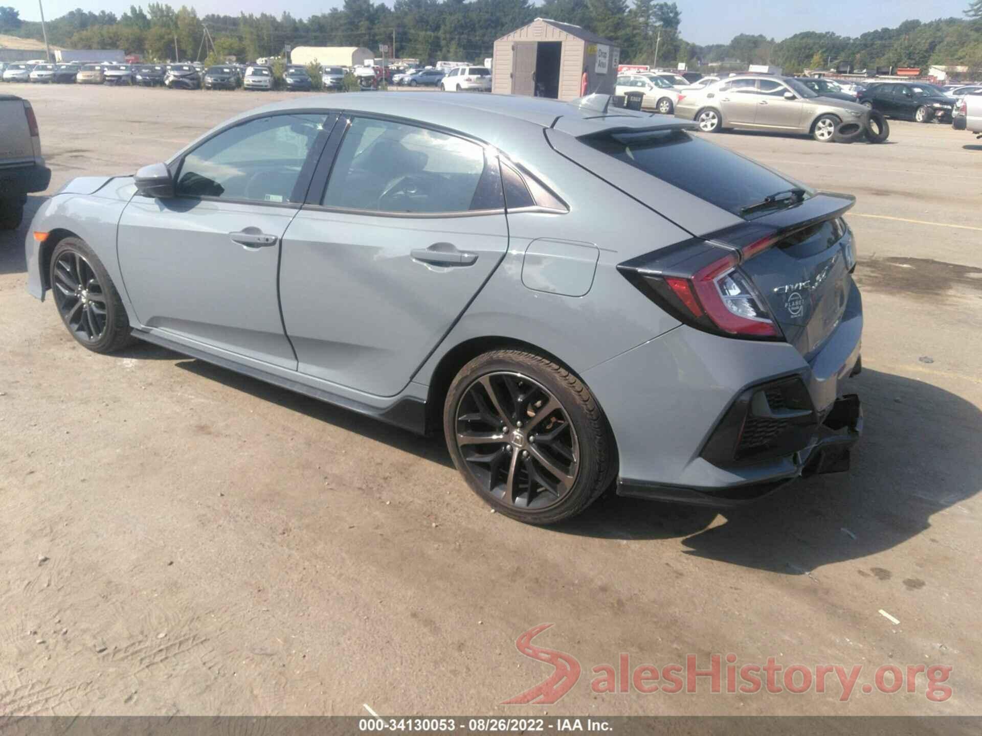 SHHFK7H48MU419305 2021 HONDA CIVIC HATCHBACK