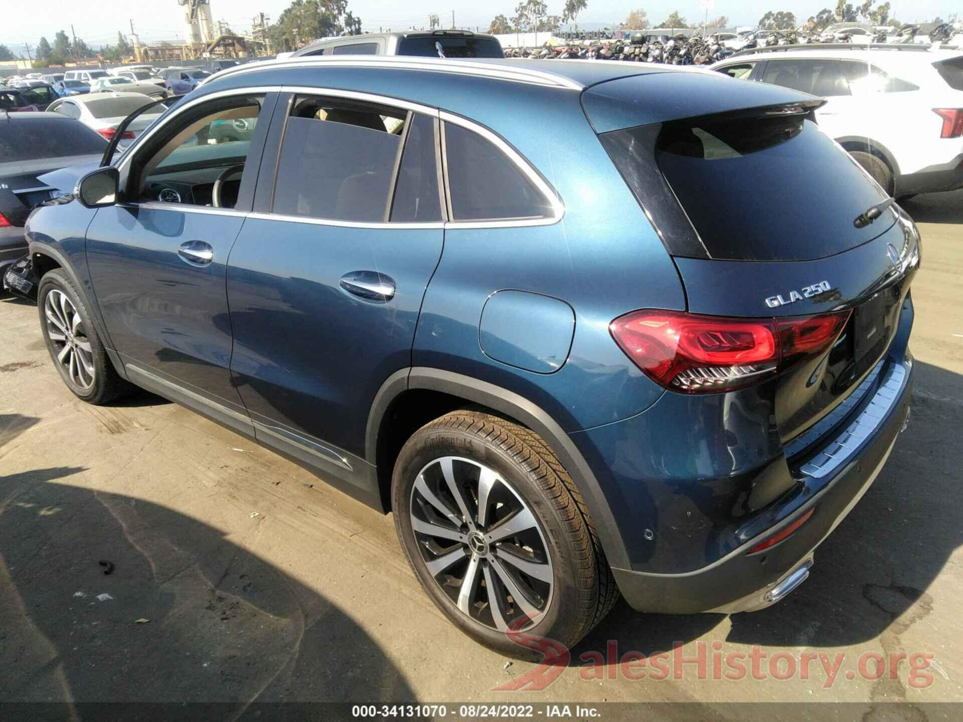 W1N4N4GB3MJ254330 2021 MERCEDES-BENZ GLA