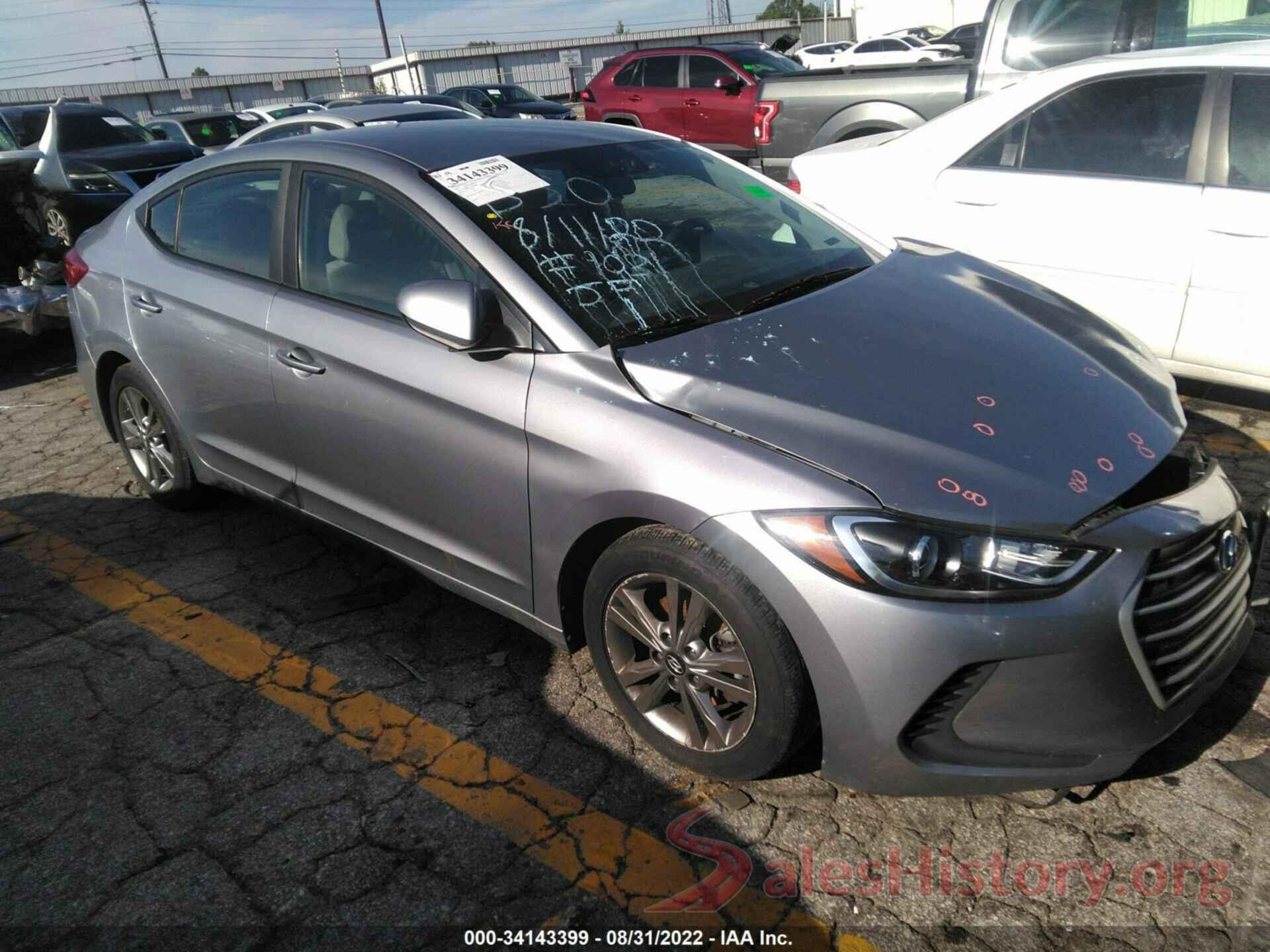 5NPD84LF1HH049031 2017 HYUNDAI ELANTRA