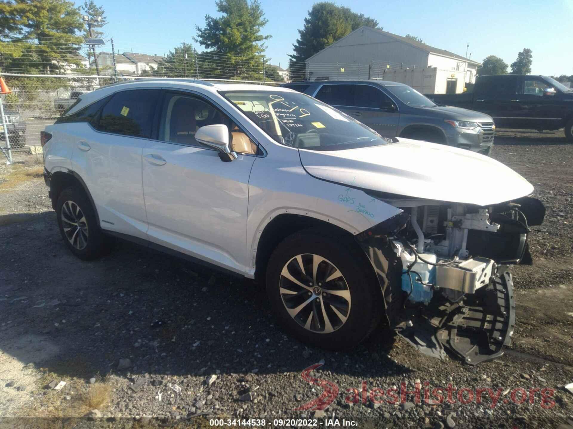 2T2HGMDA4NC076886 2022 LEXUS RX