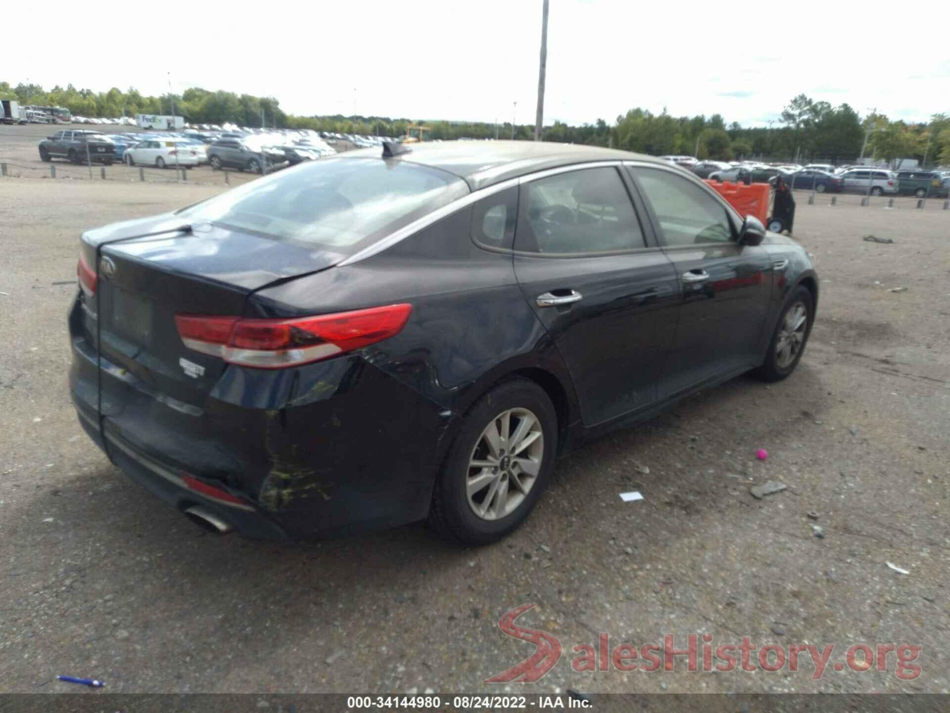 5XXGT4L34GG111677 2016 KIA OPTIMA