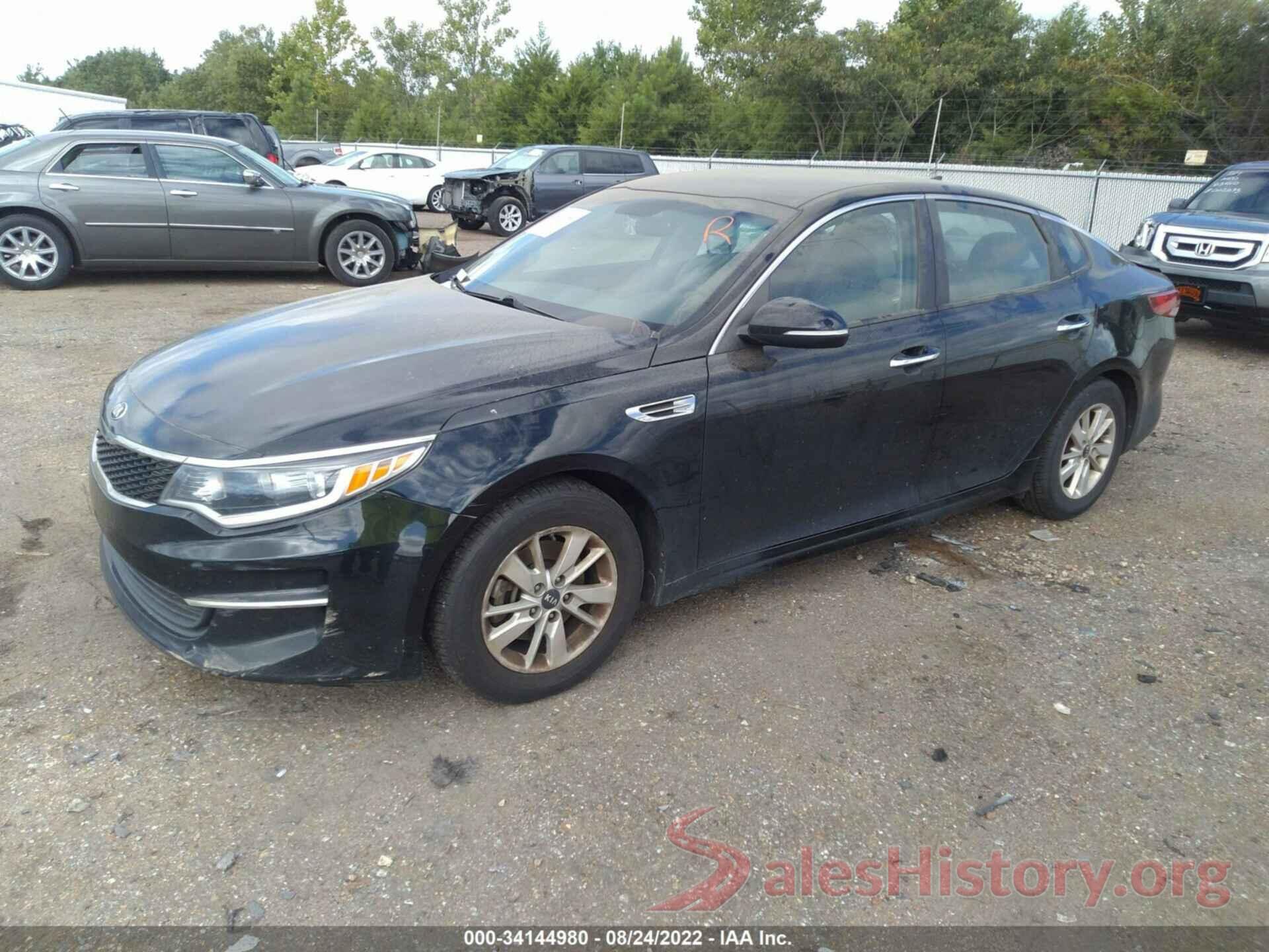 5XXGT4L34GG111677 2016 KIA OPTIMA