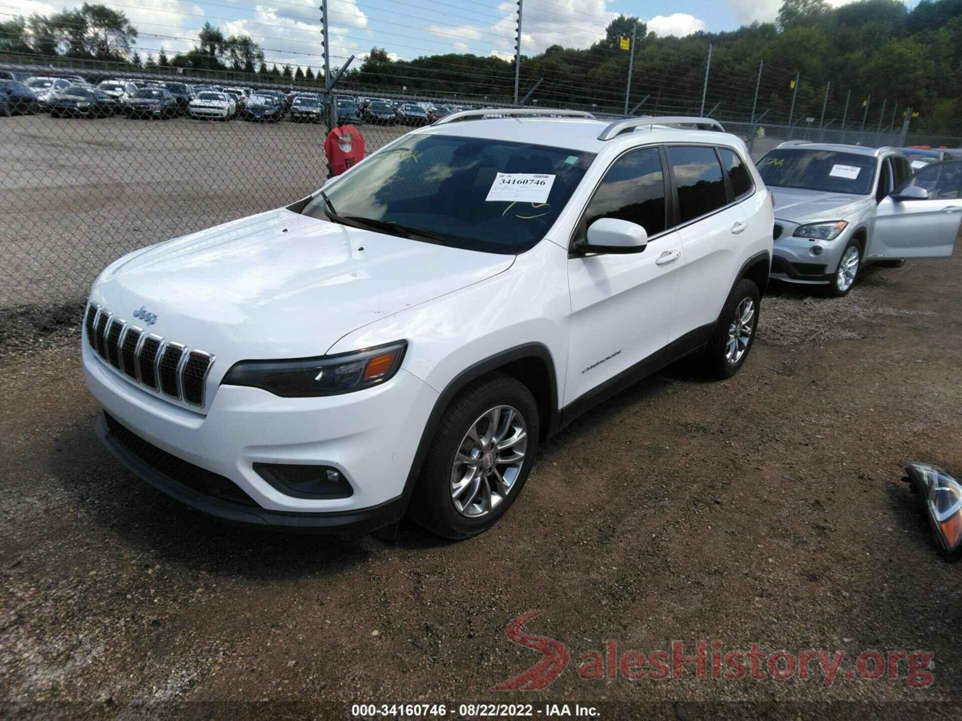 1C4PJLLB8KD205751 2019 JEEP CHEROKEE