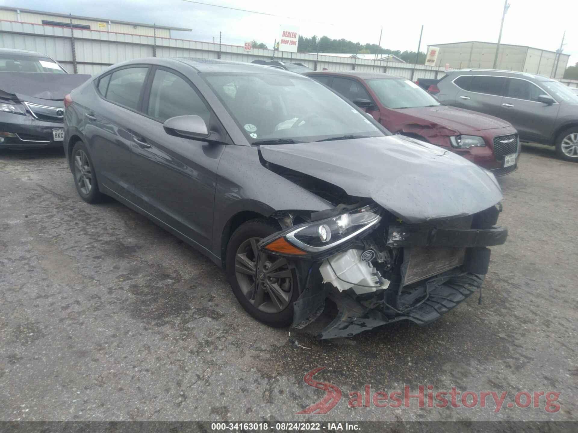 5NPD84LFXJH393513 2018 HYUNDAI ELANTRA