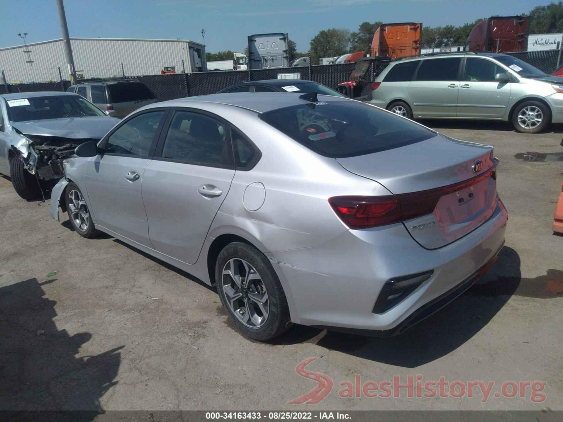 3KPF24AD7LE155833 2020 KIA FORTE