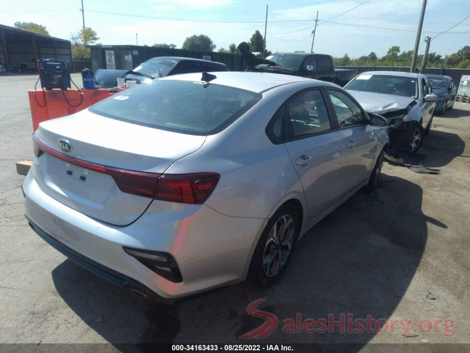 3KPF24AD7LE155833 2020 KIA FORTE