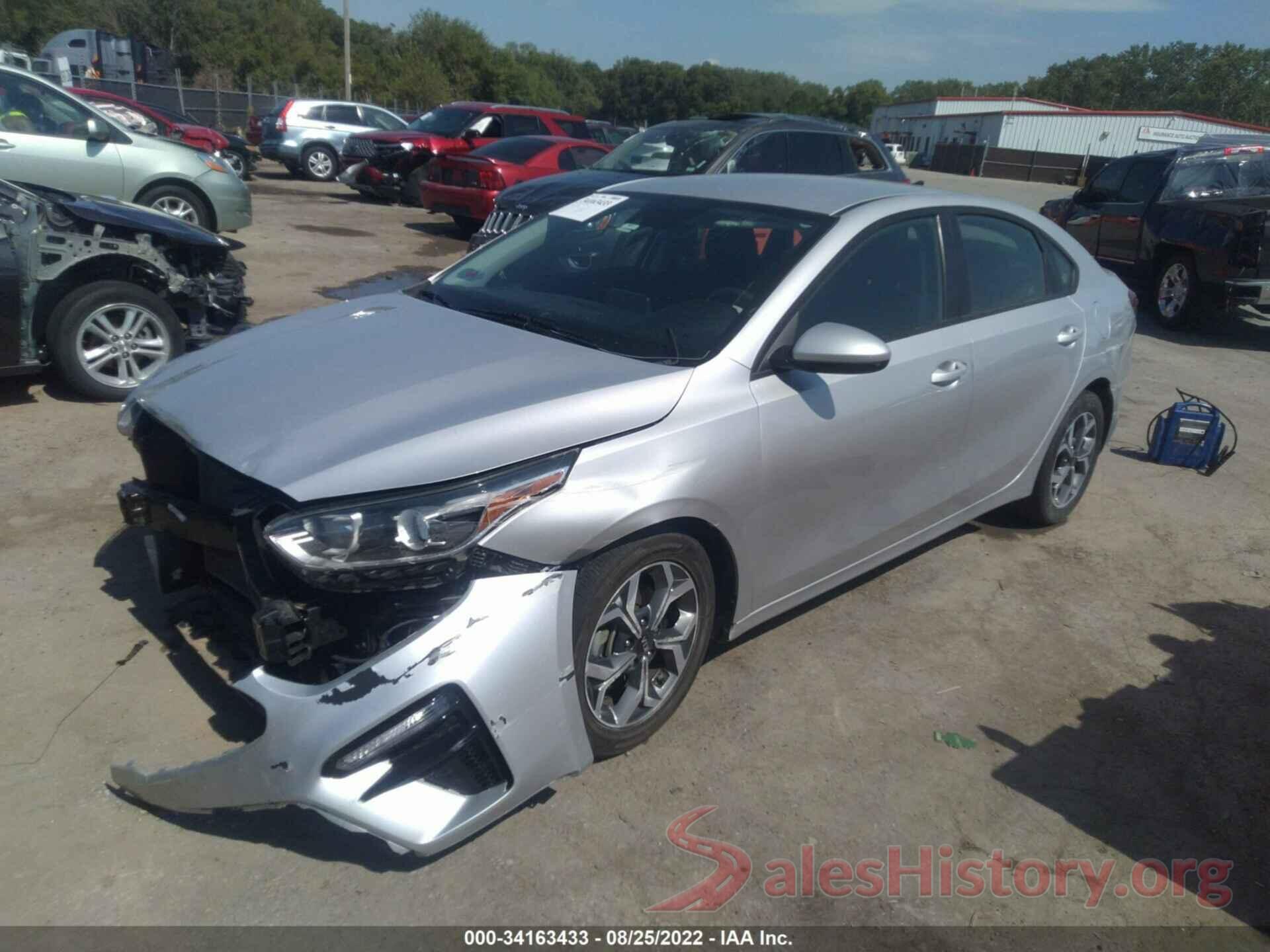 3KPF24AD7LE155833 2020 KIA FORTE