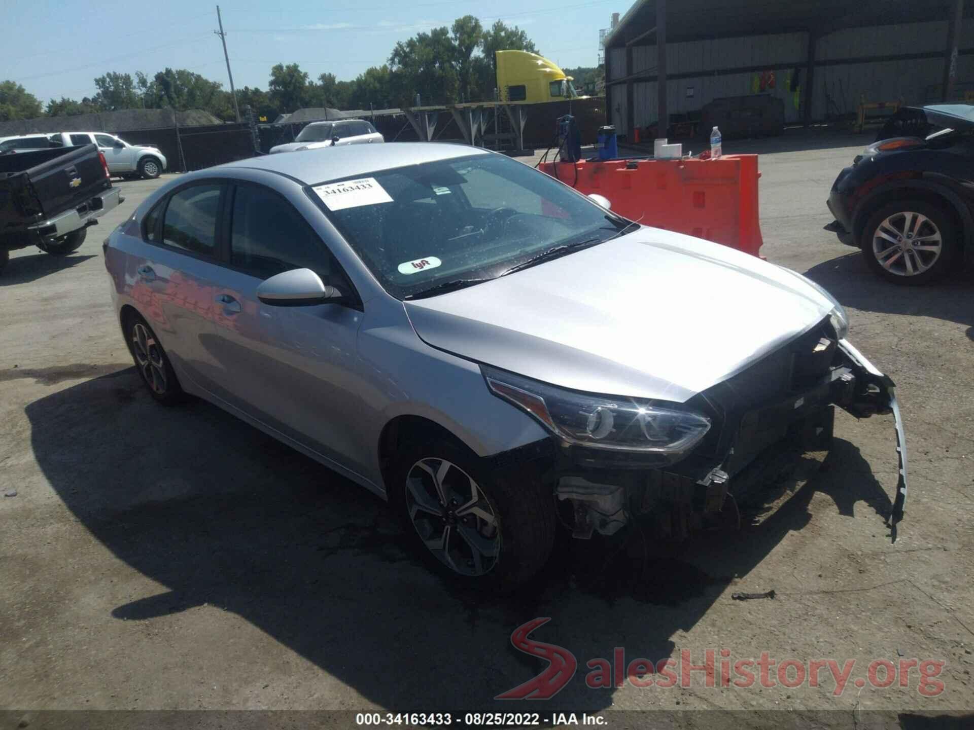 3KPF24AD7LE155833 2020 KIA FORTE