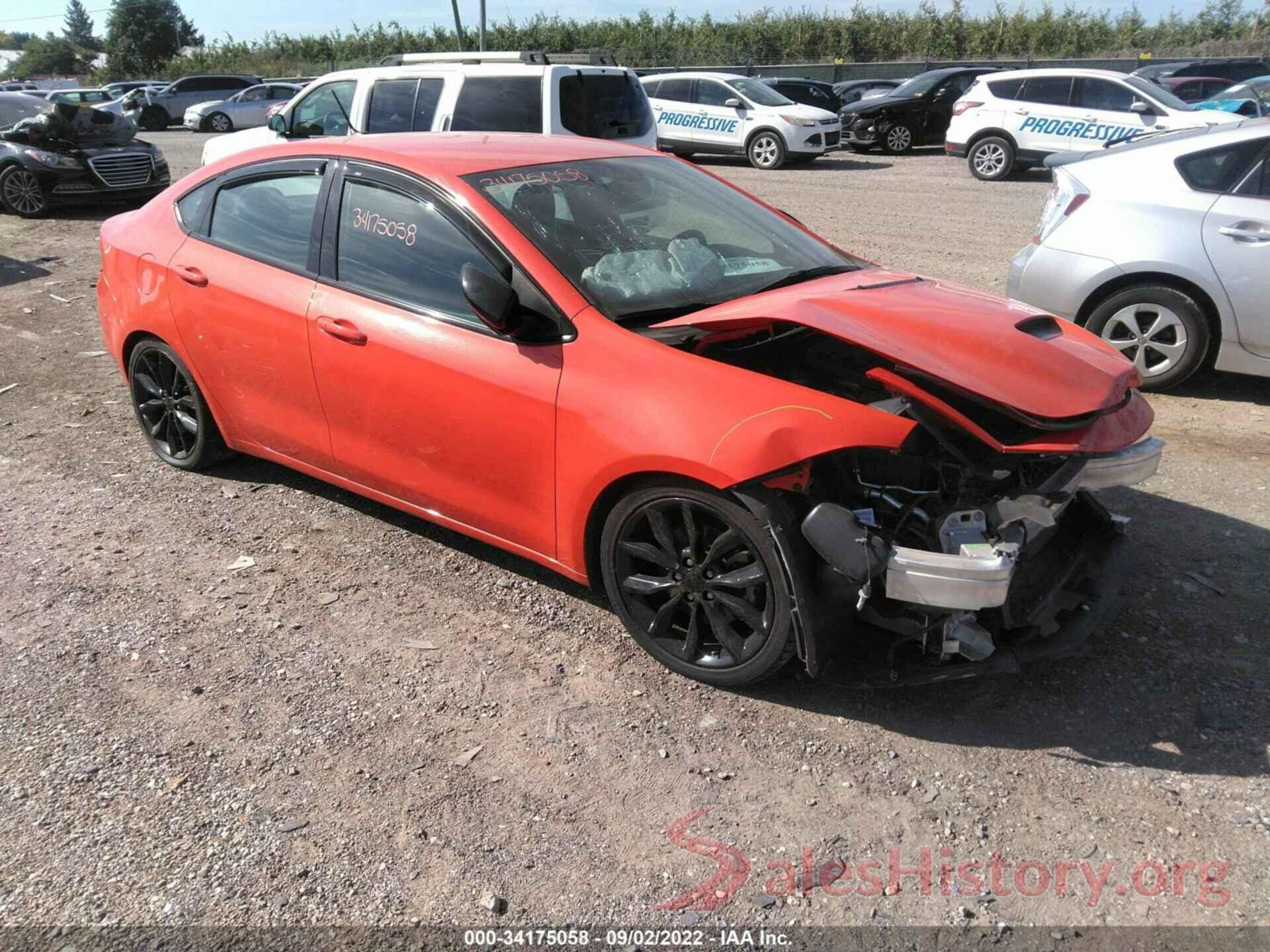 1C3CDFGB7GD801852 2016 DODGE DART