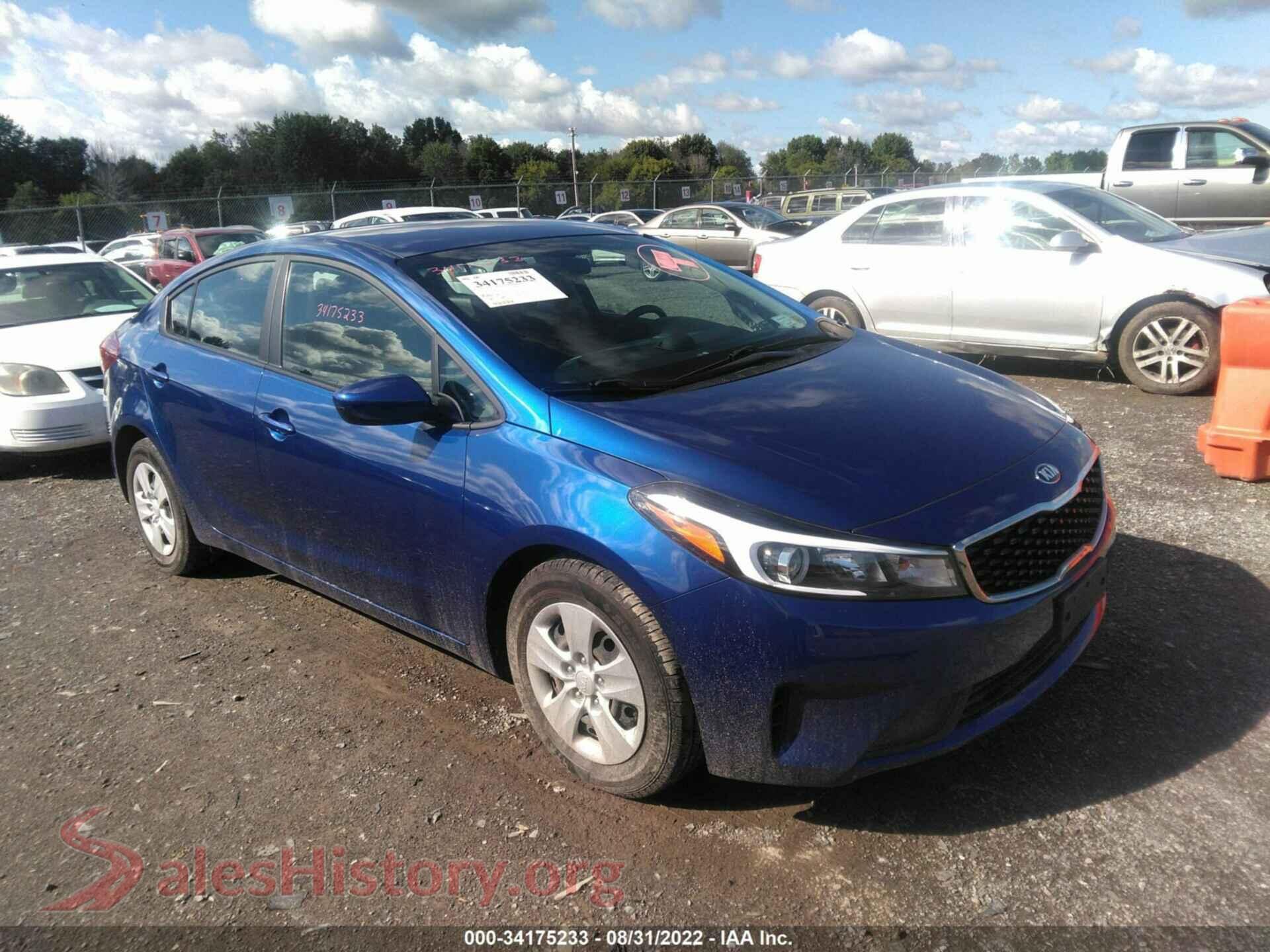 3KPFK4A78HE089097 2017 KIA FORTE