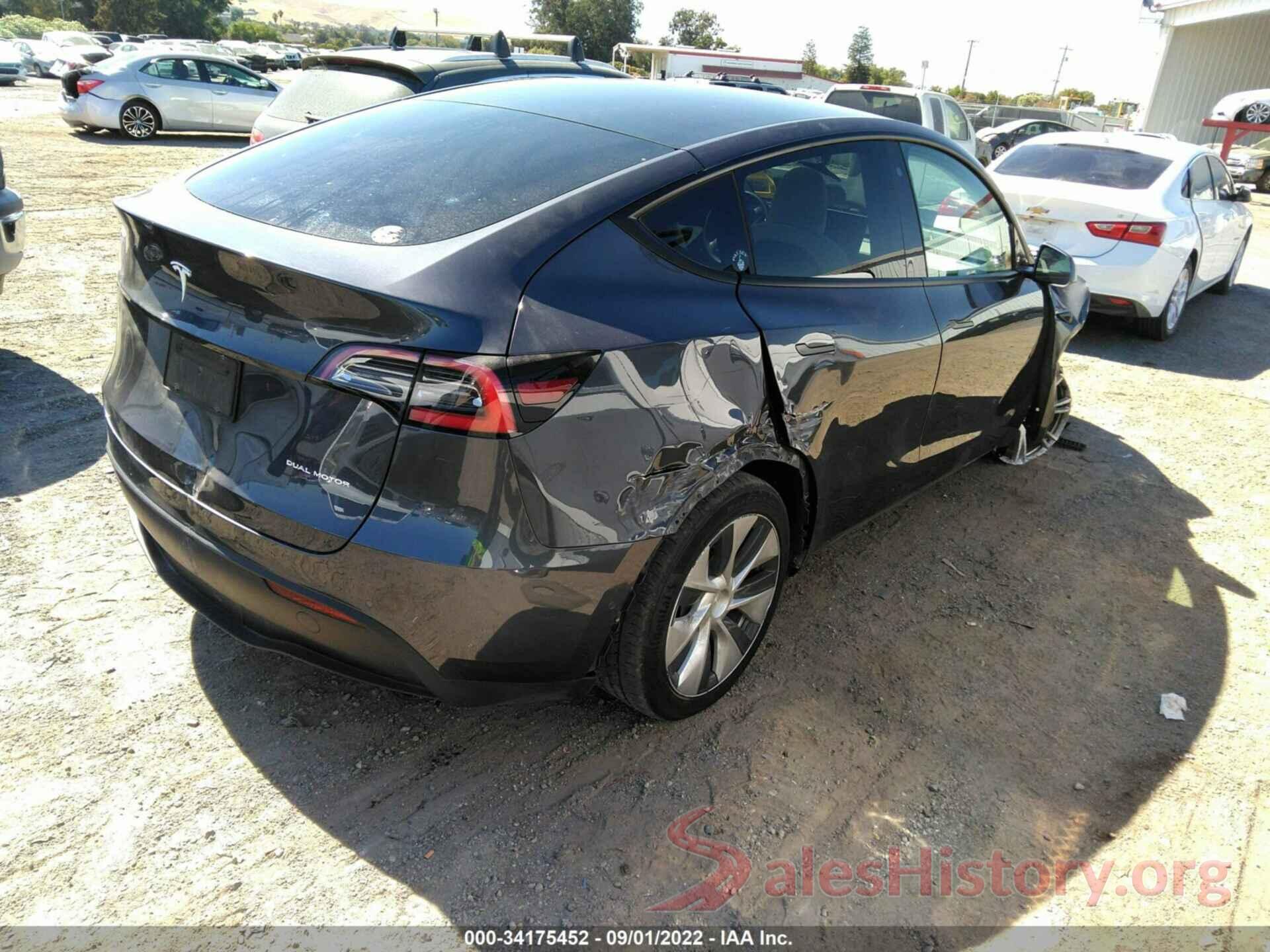 5YJYGDEE6LF042754 2020 TESLA MODEL Y