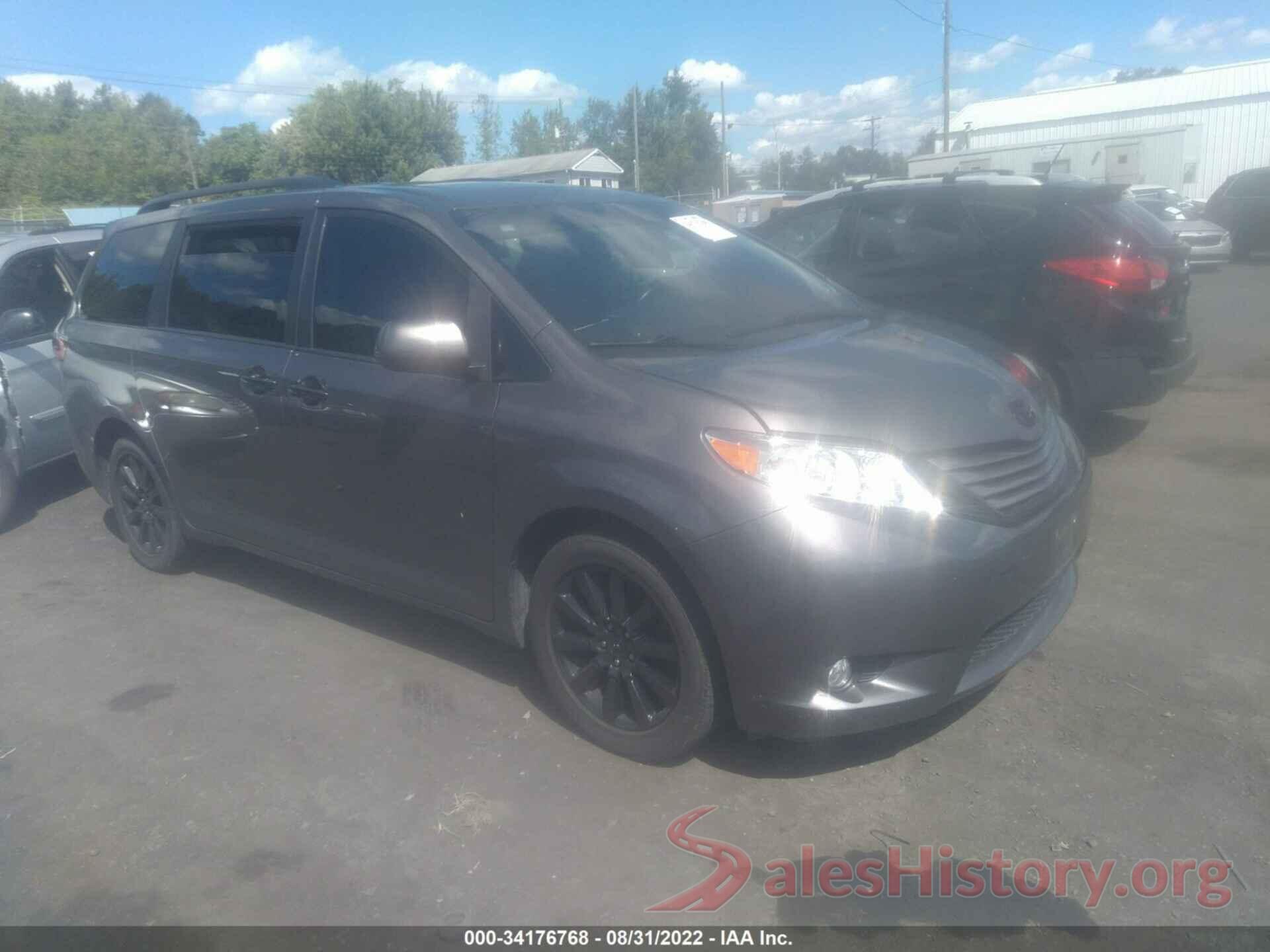 5TDDZ3DC4HS152224 2017 TOYOTA SIENNA