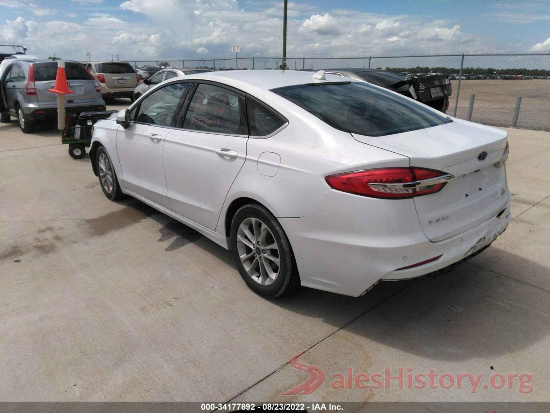 3FA6P0HD0KR280556 2019 FORD FUSION