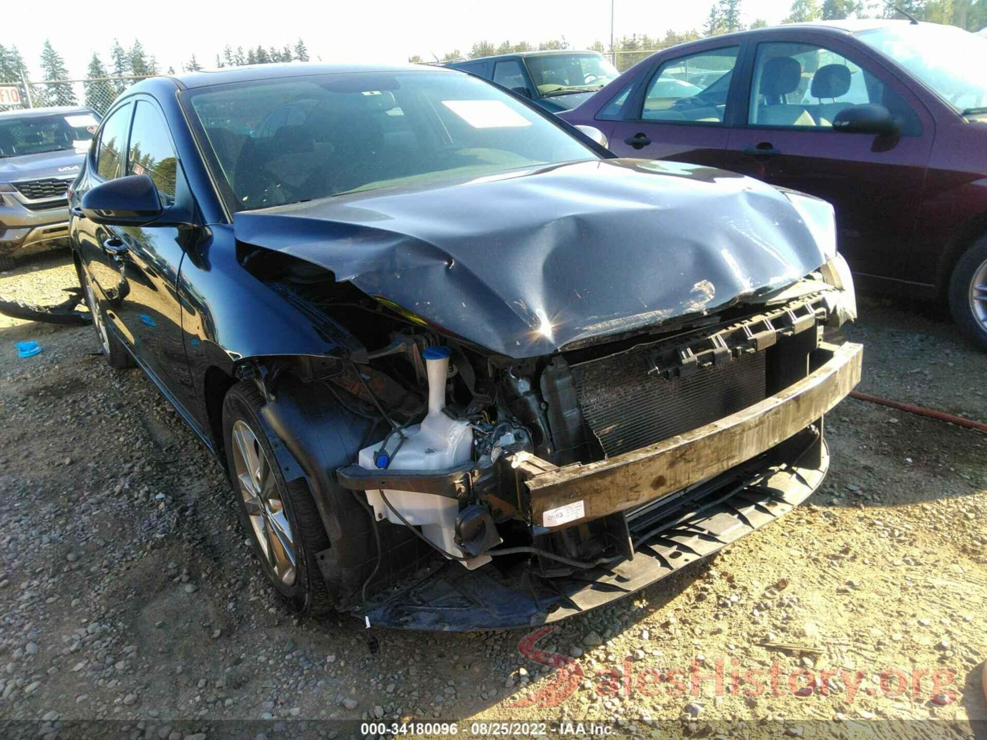 5NPD84LF7JH374756 2018 HYUNDAI ELANTRA