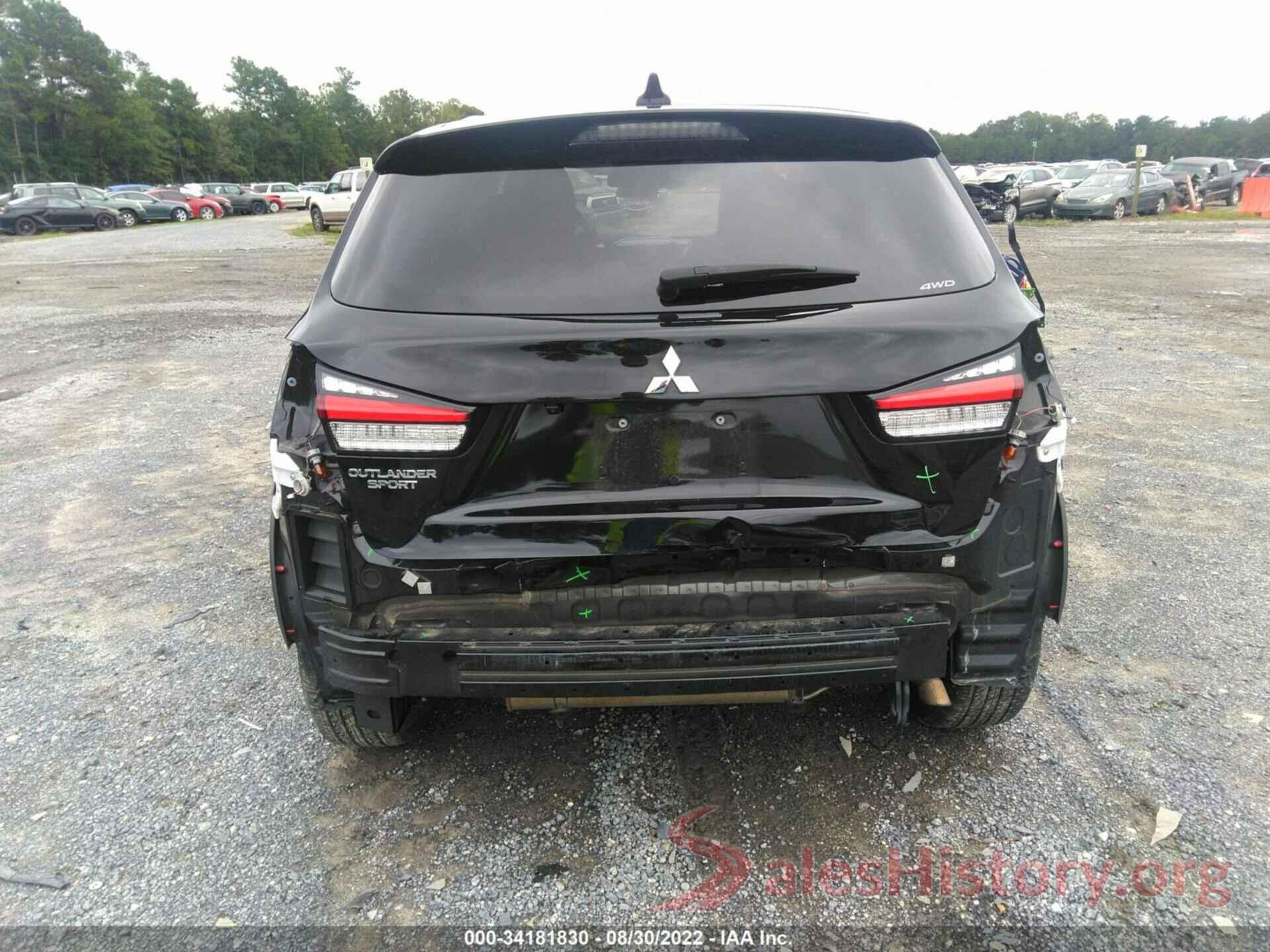 JA4ARUAU5MU009918 2021 MITSUBISHI OUTLANDER SPORT