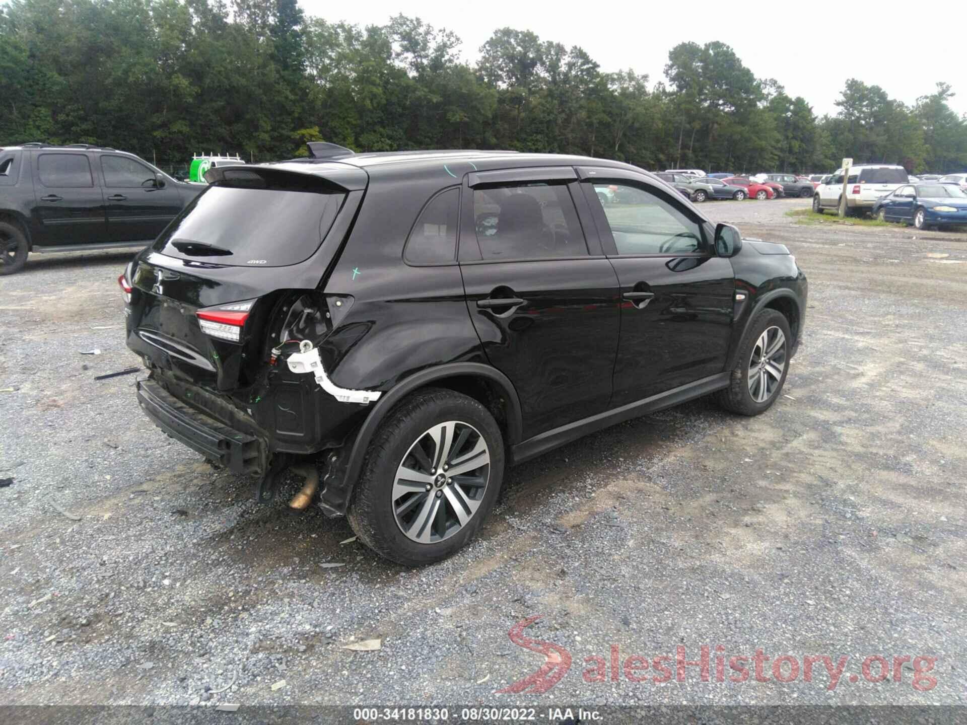 JA4ARUAU5MU009918 2021 MITSUBISHI OUTLANDER SPORT