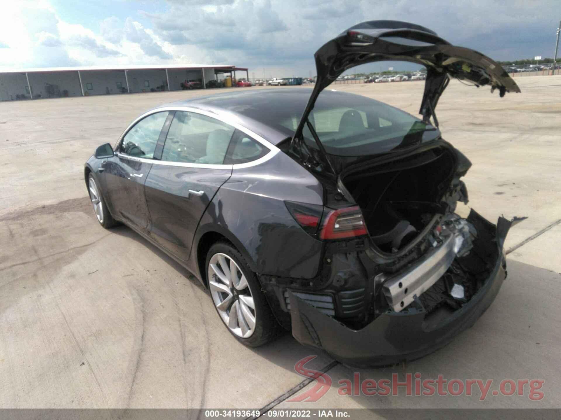 5YJ3E1EB7KF476894 2019 TESLA MODEL 3