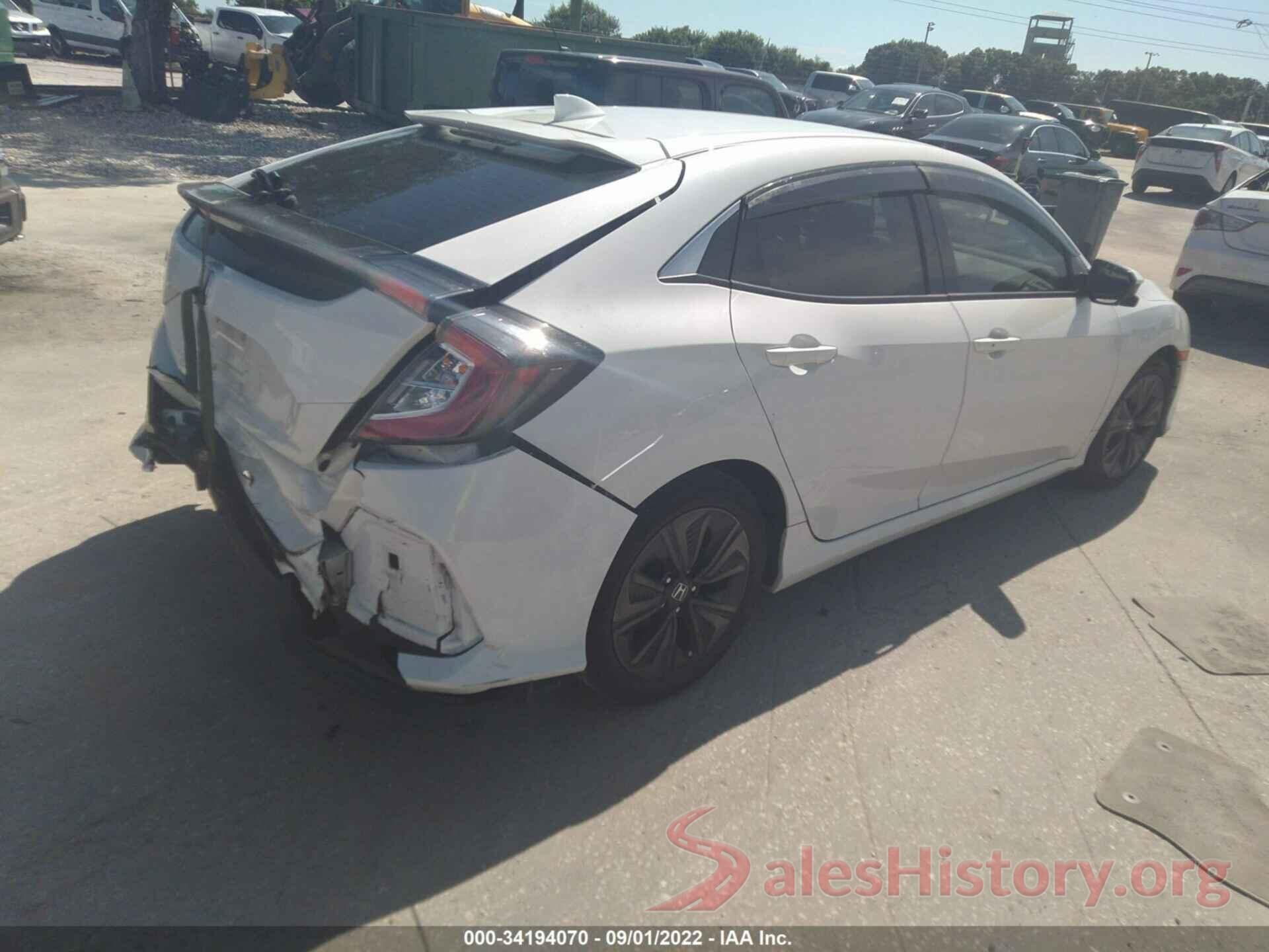 SHHFK7H60KU227567 2019 HONDA CIVIC HATCHBACK