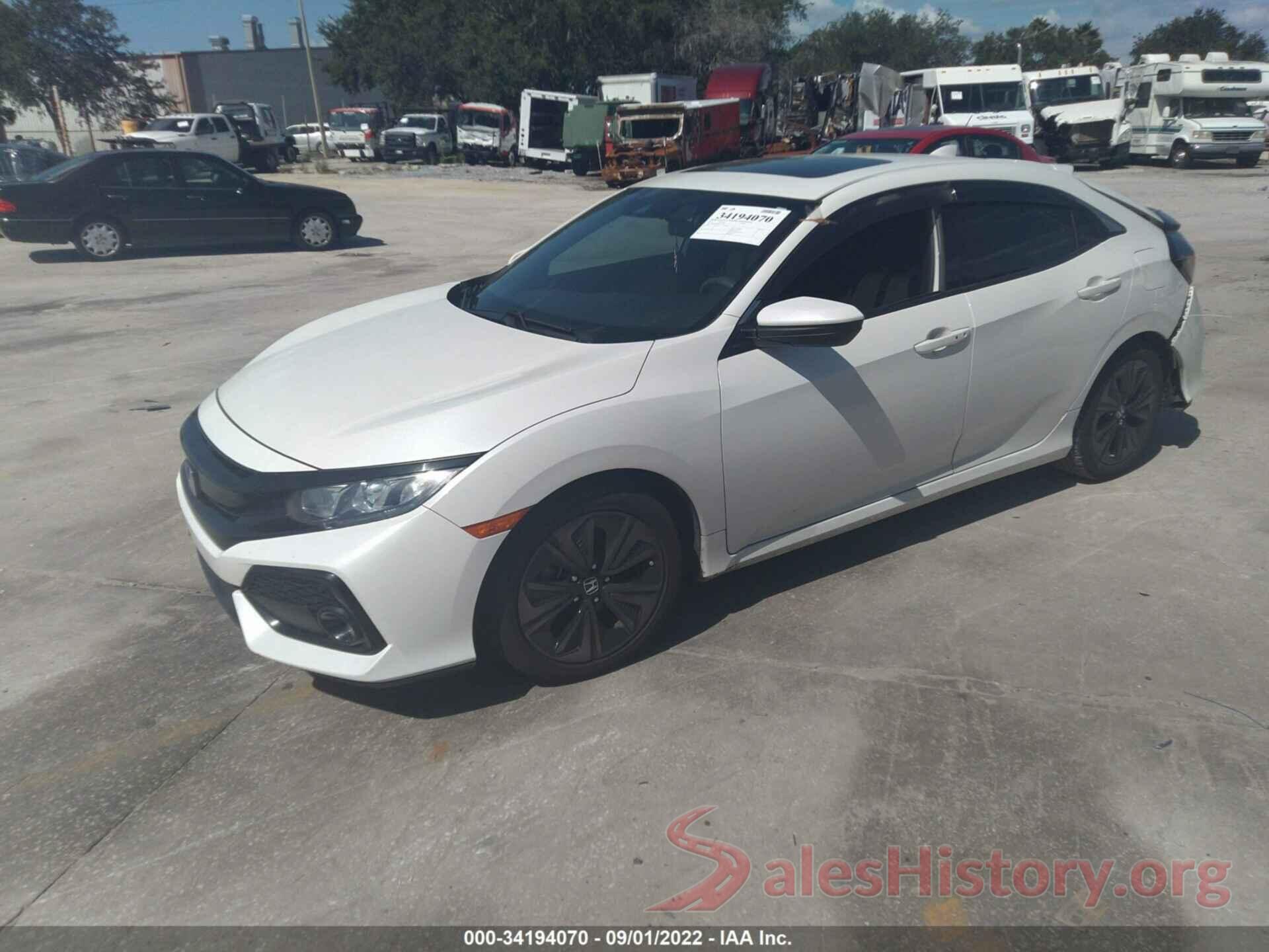 SHHFK7H60KU227567 2019 HONDA CIVIC HATCHBACK