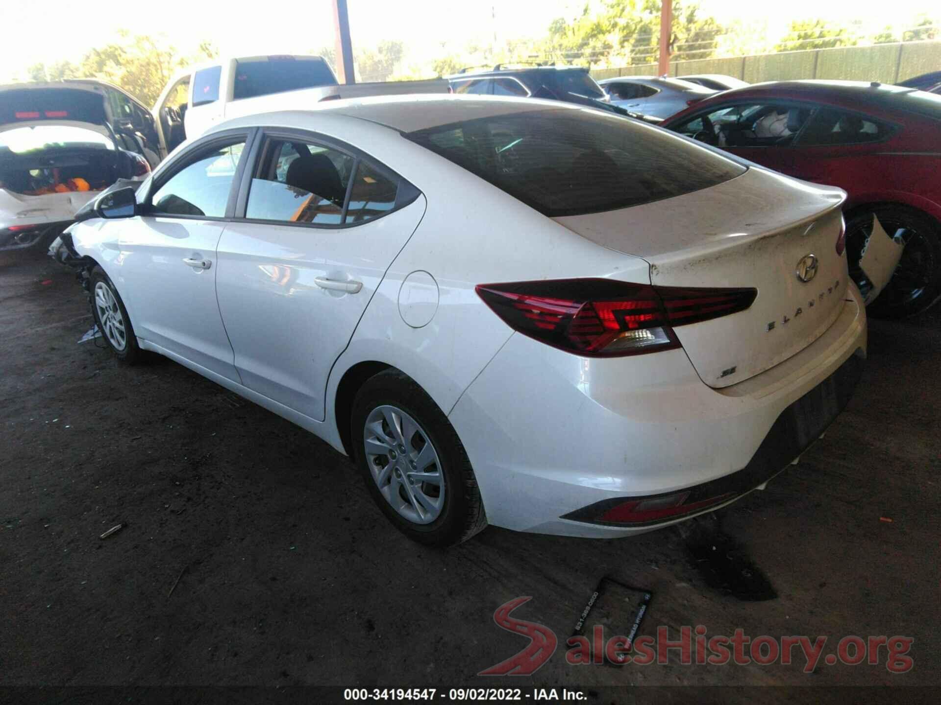 5NPD74LF0LH529640 2020 HYUNDAI ELANTRA