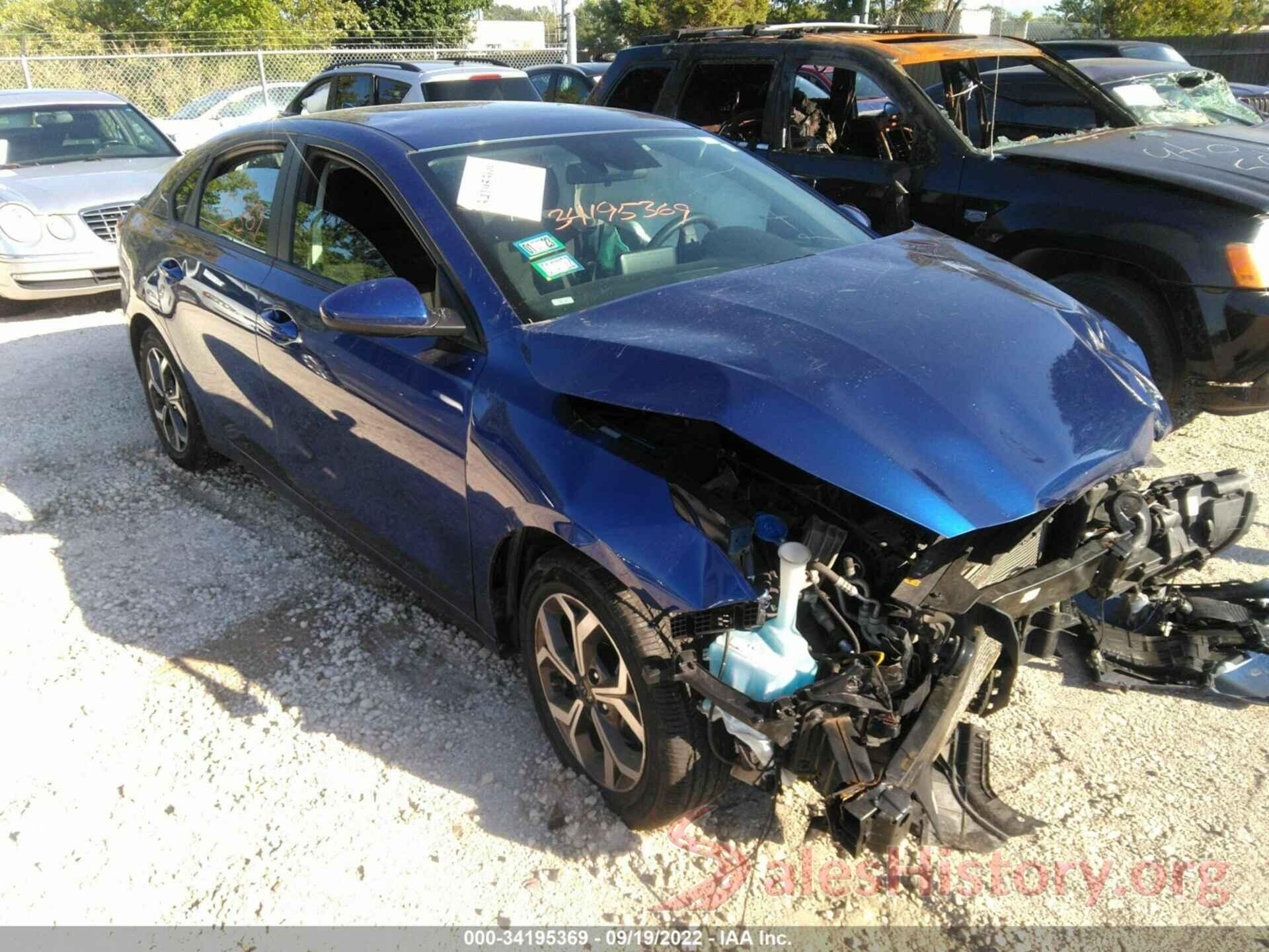 3KPF24AD6LE159694 2020 KIA FORTE