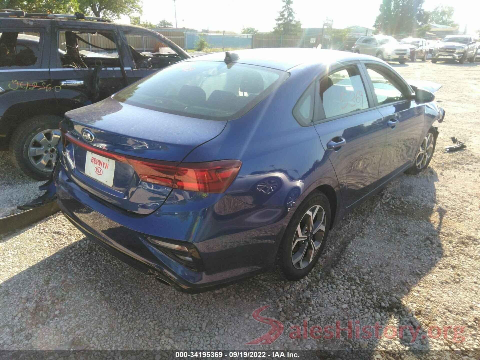 3KPF24AD6LE159694 2020 KIA FORTE