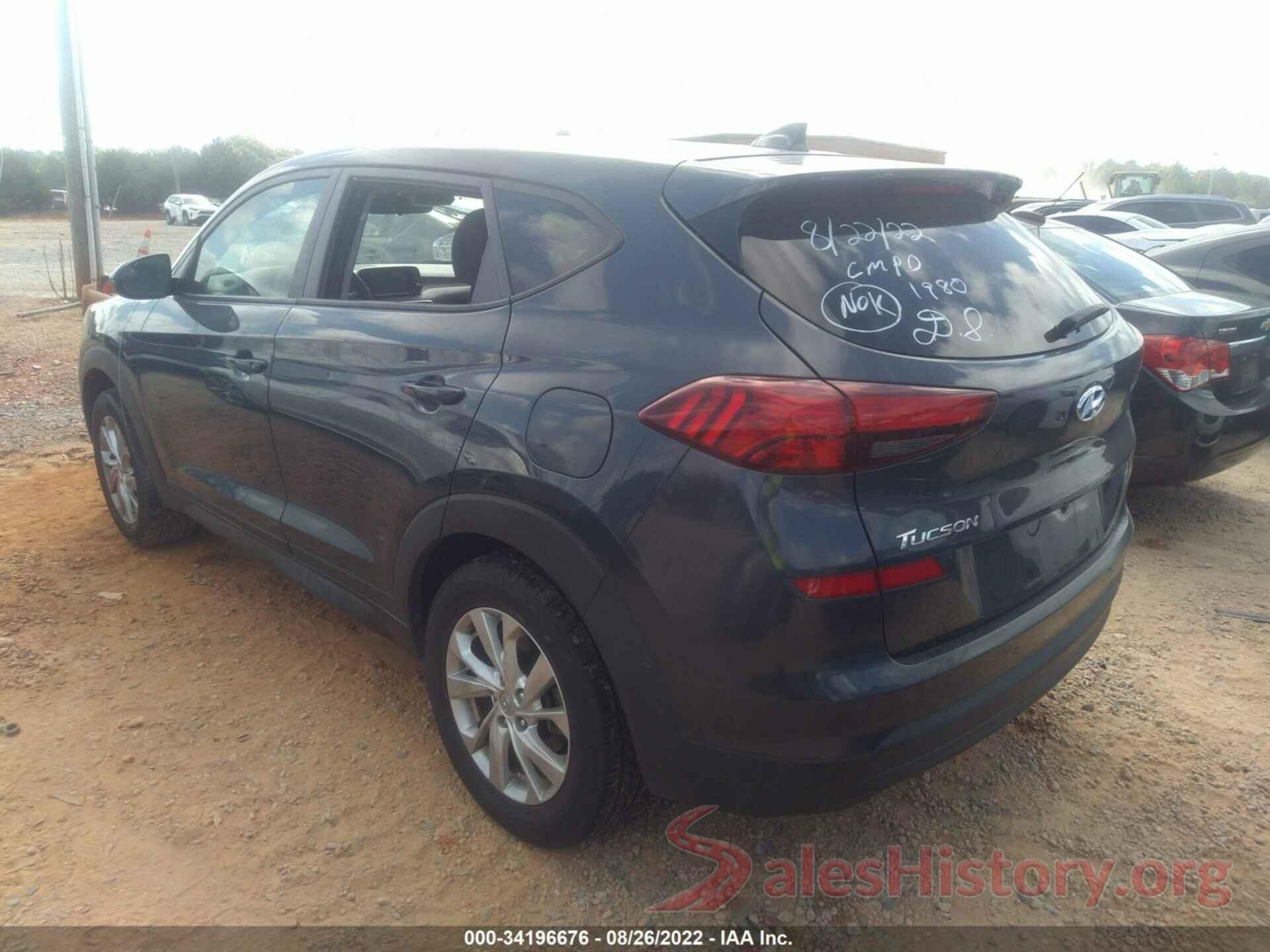 KM8J23A4XKU911980 2019 HYUNDAI TUCSON