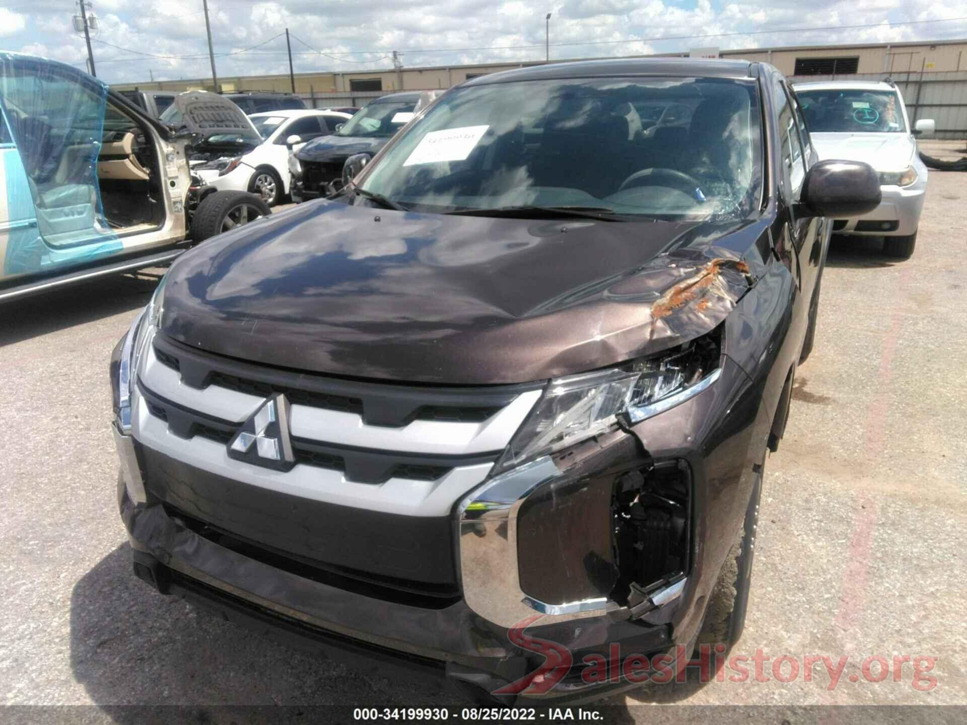 JA4AP3AU9LU005529 2020 MITSUBISHI OUTLANDER SPORT