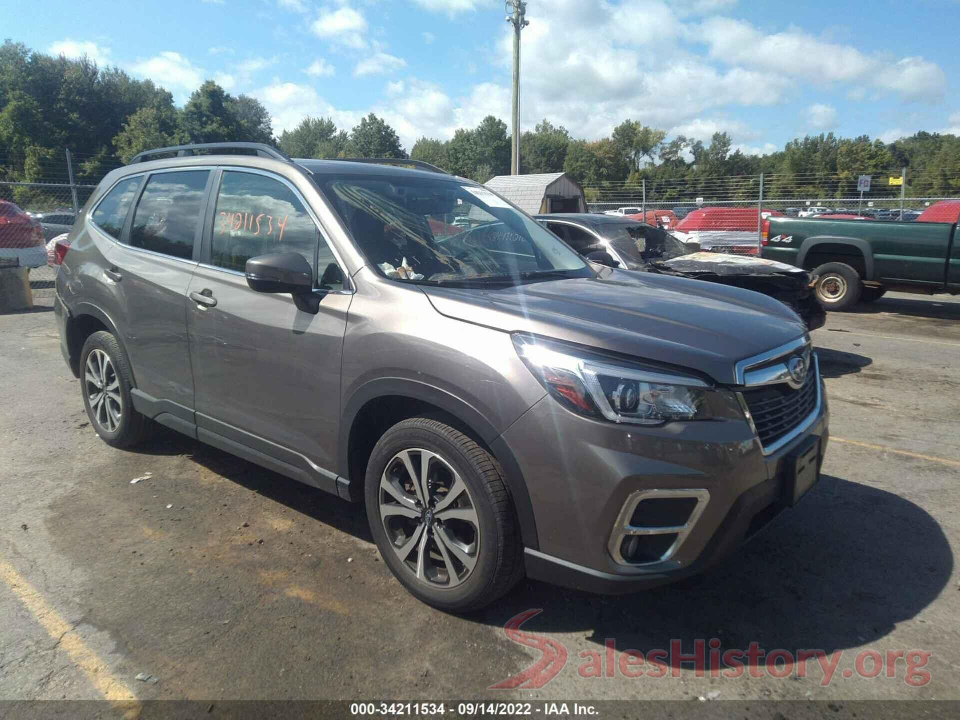 JF2SKAUC3KH568004 2019 SUBARU FORESTER