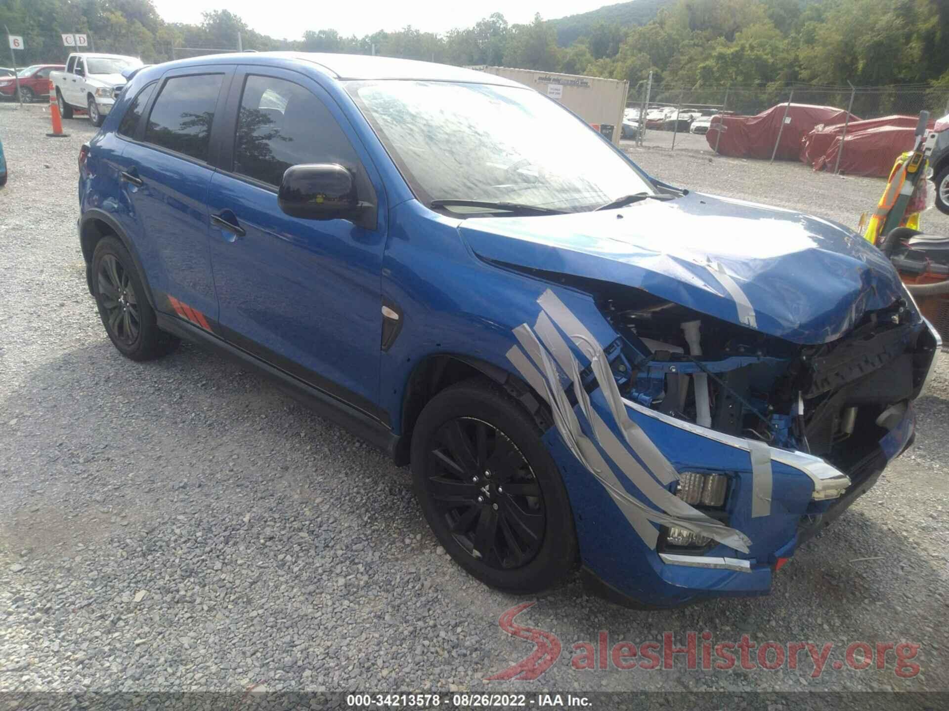 JA4AP3AU8LU024542 2020 MITSUBISHI OUTLANDER SPORT