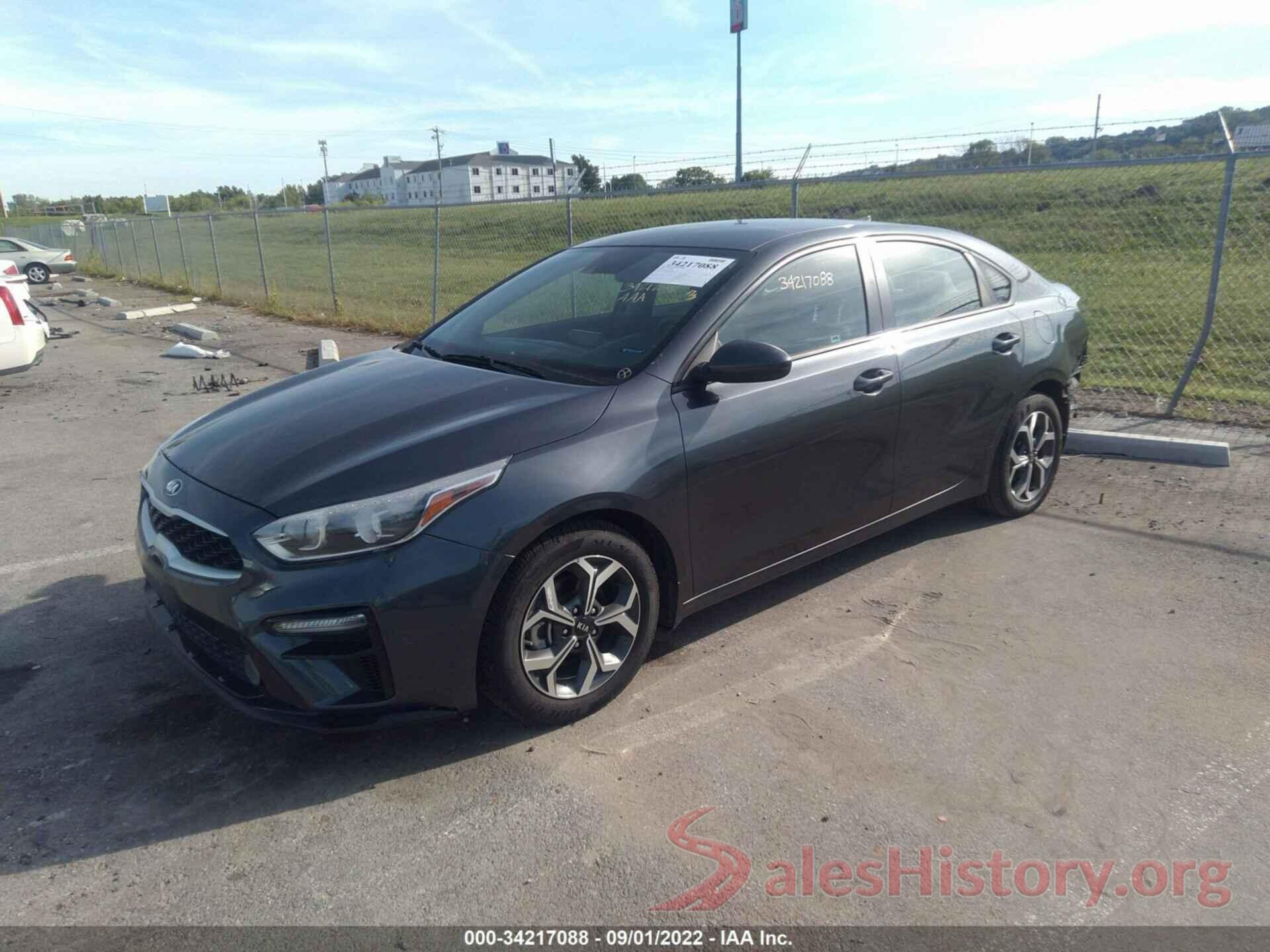 3KPF24AD7LE174978 2020 KIA FORTE