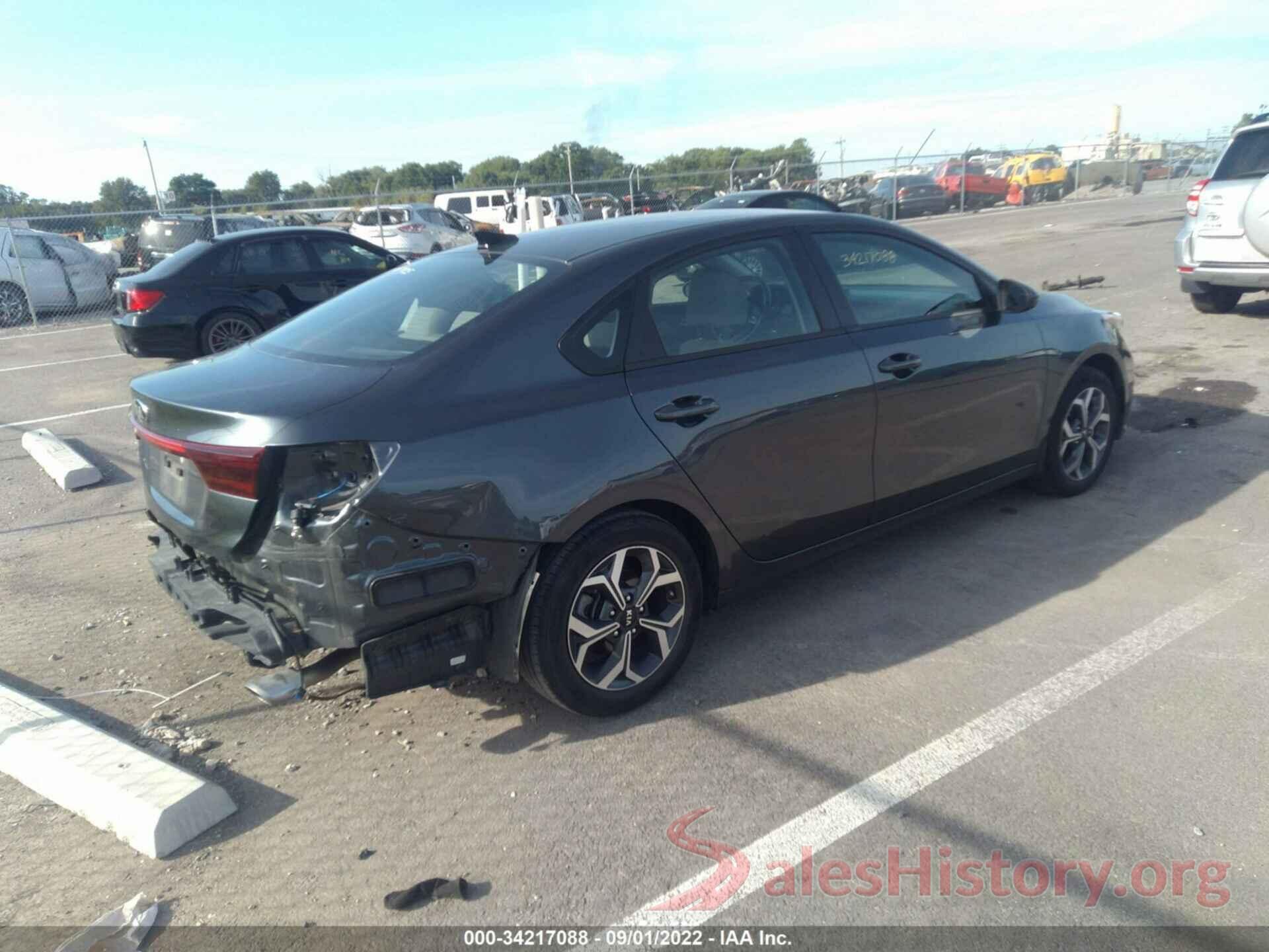 3KPF24AD7LE174978 2020 KIA FORTE