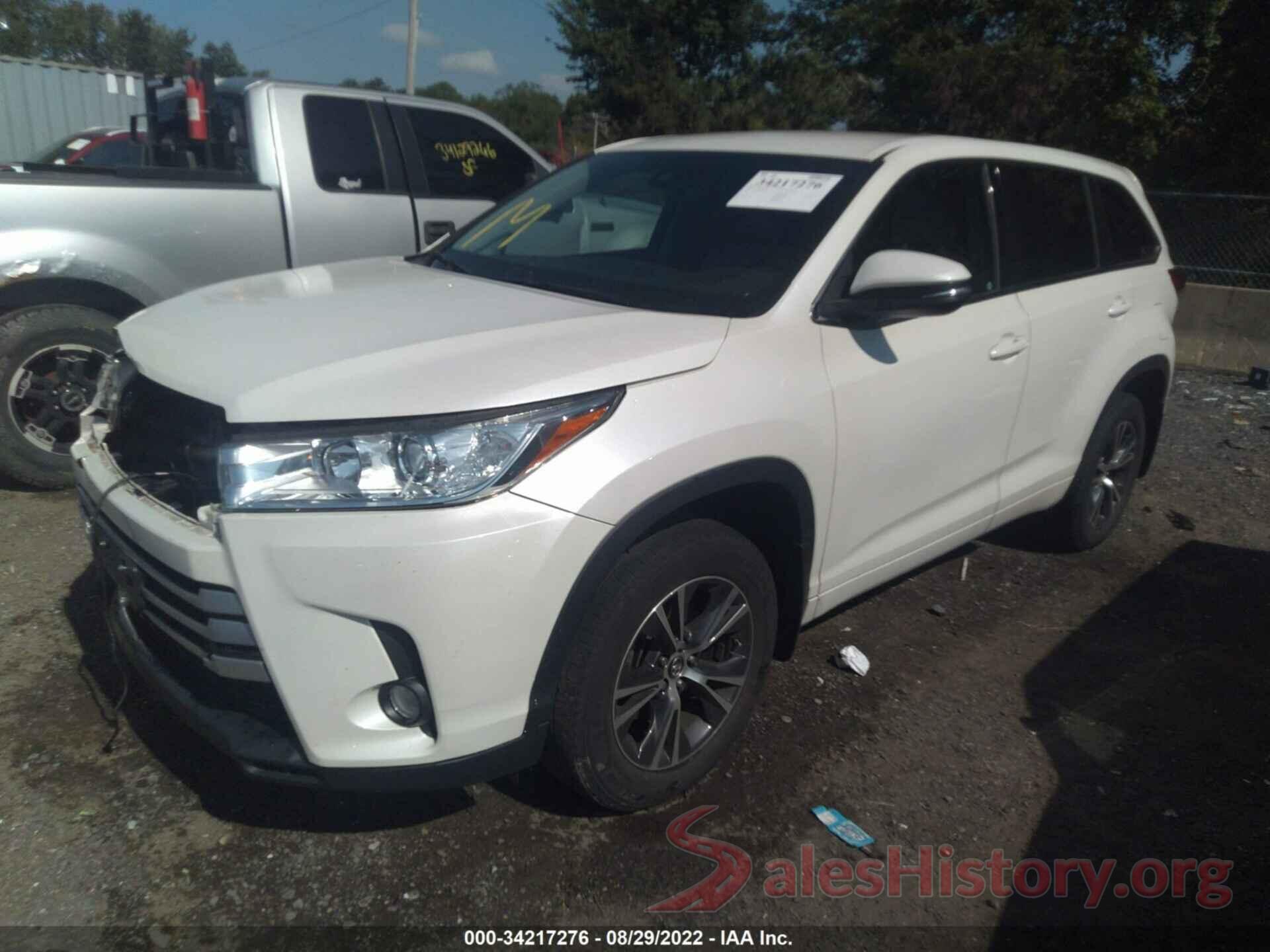 5TDBZRFH0JS849124 2018 TOYOTA HIGHLANDER