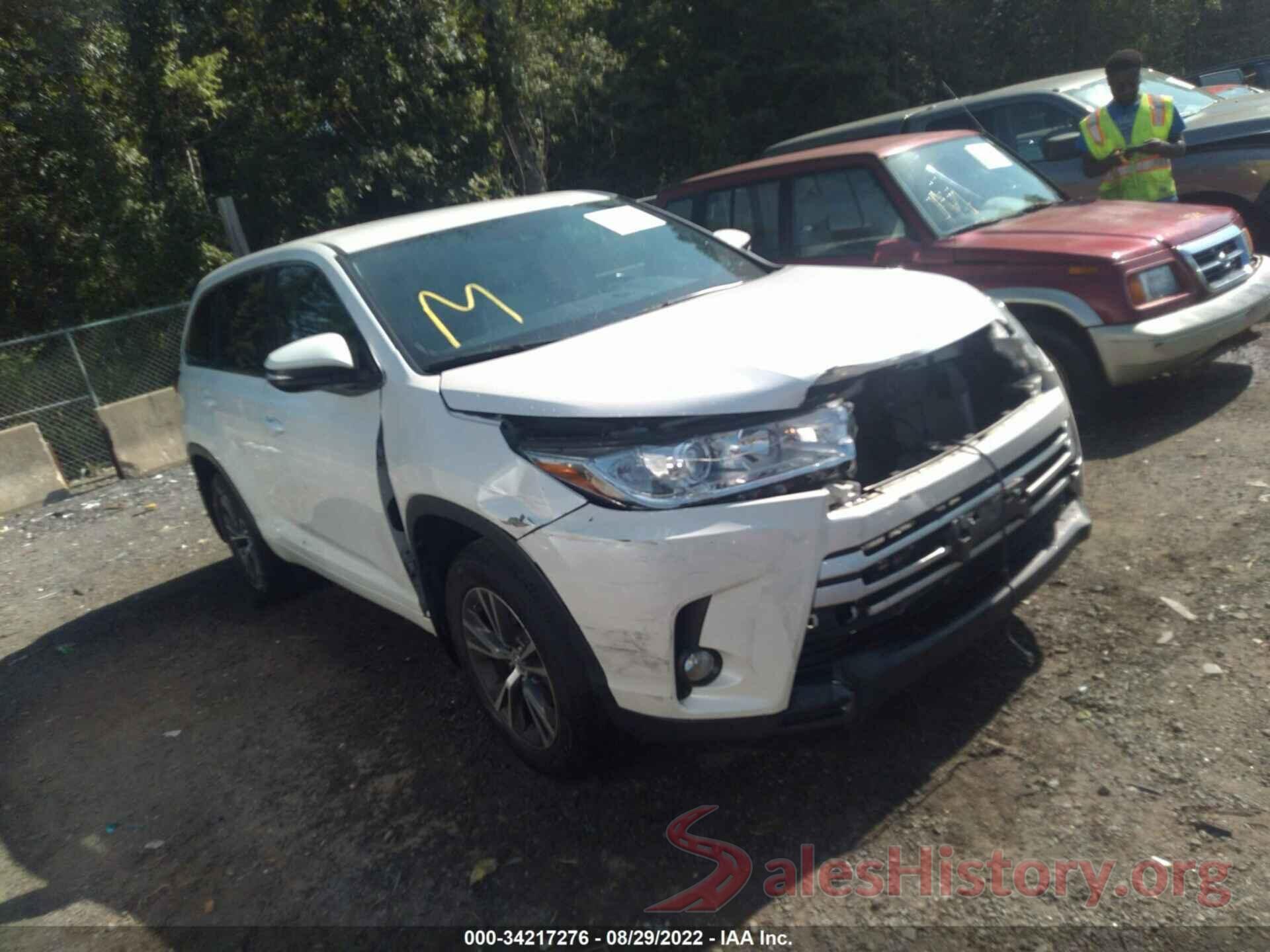 5TDBZRFH0JS849124 2018 TOYOTA HIGHLANDER